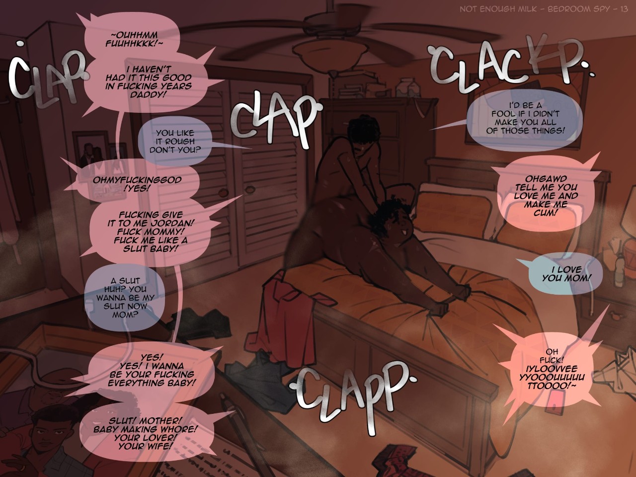 Bedroom Spy Porn Comics english 13