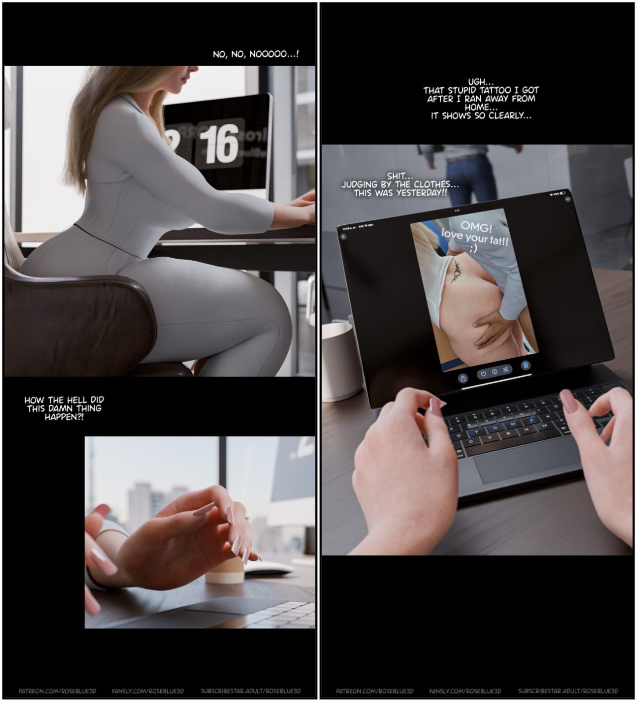 Dismissed By Rose Blue 3D Part 4 Porn Comics english 12