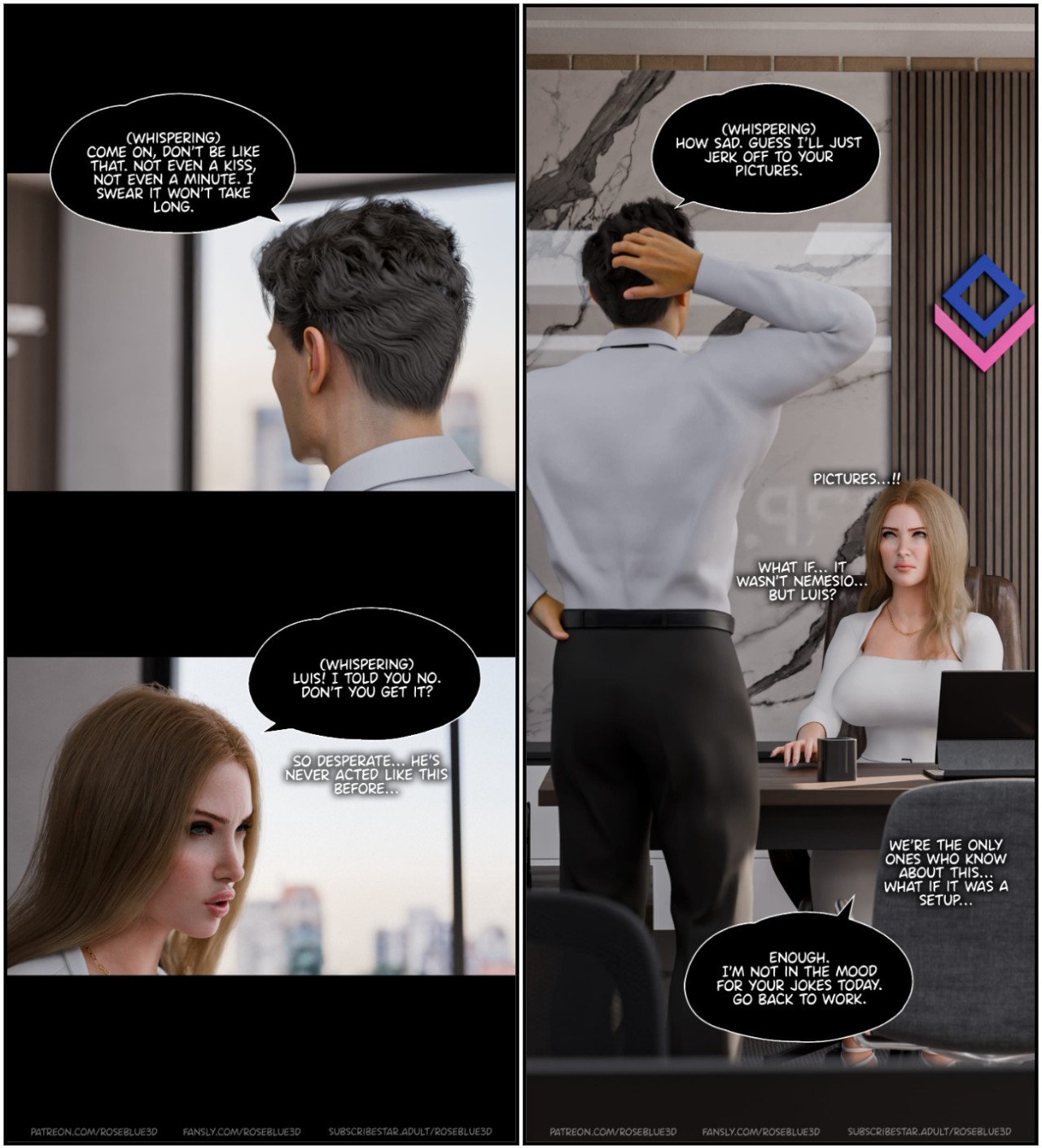 Dismissed By Rose Blue 3D Part 4 Porn Comics english 41