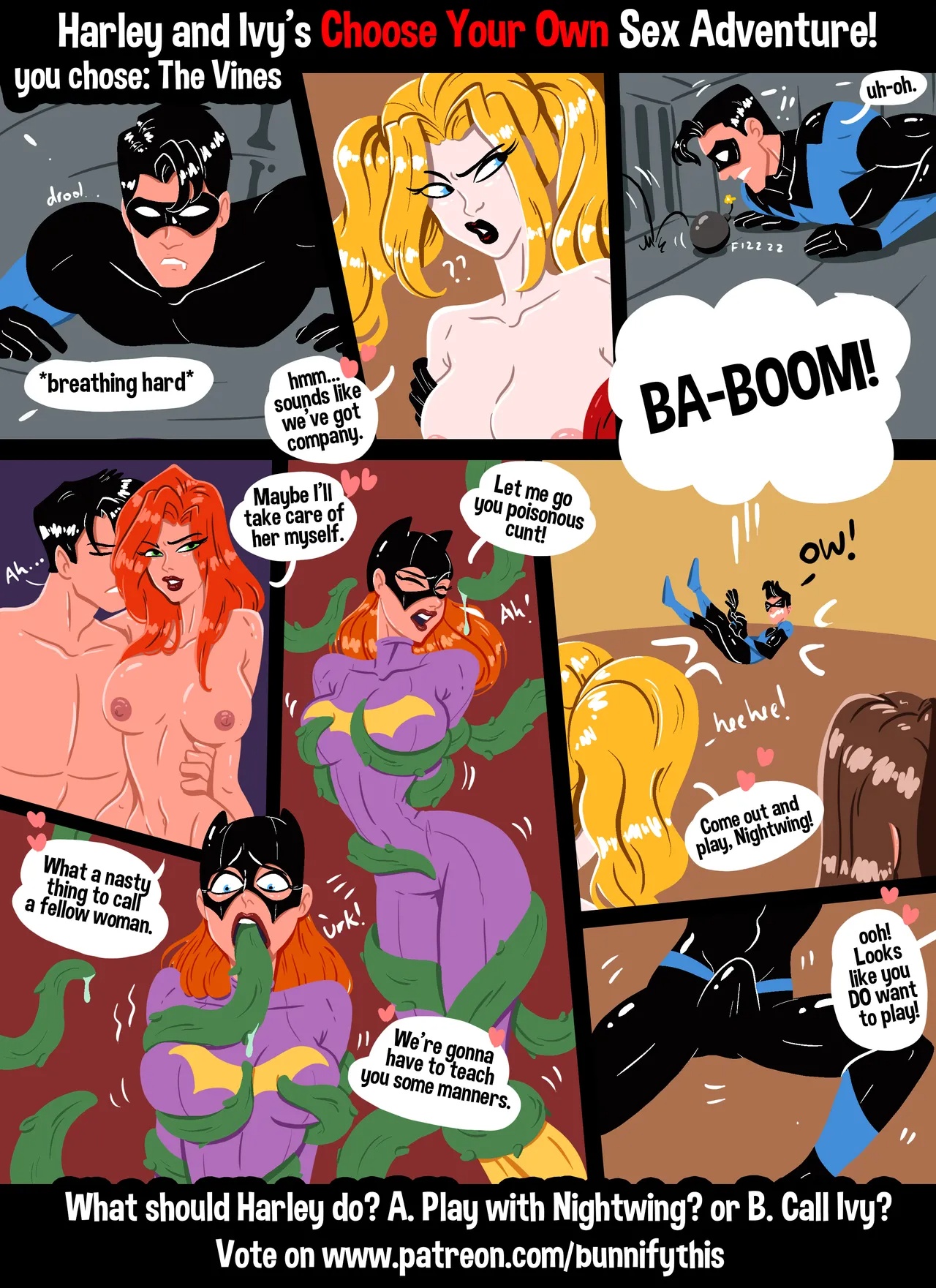 Harley And Ivy's Choose Your Own Sex Adventure! Porn Comics english 12