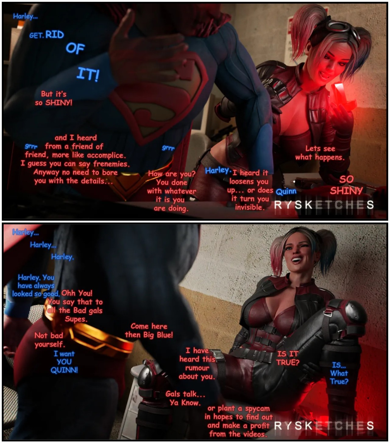 Harley x Clark: Red Kryptonite Porn Comics english 02