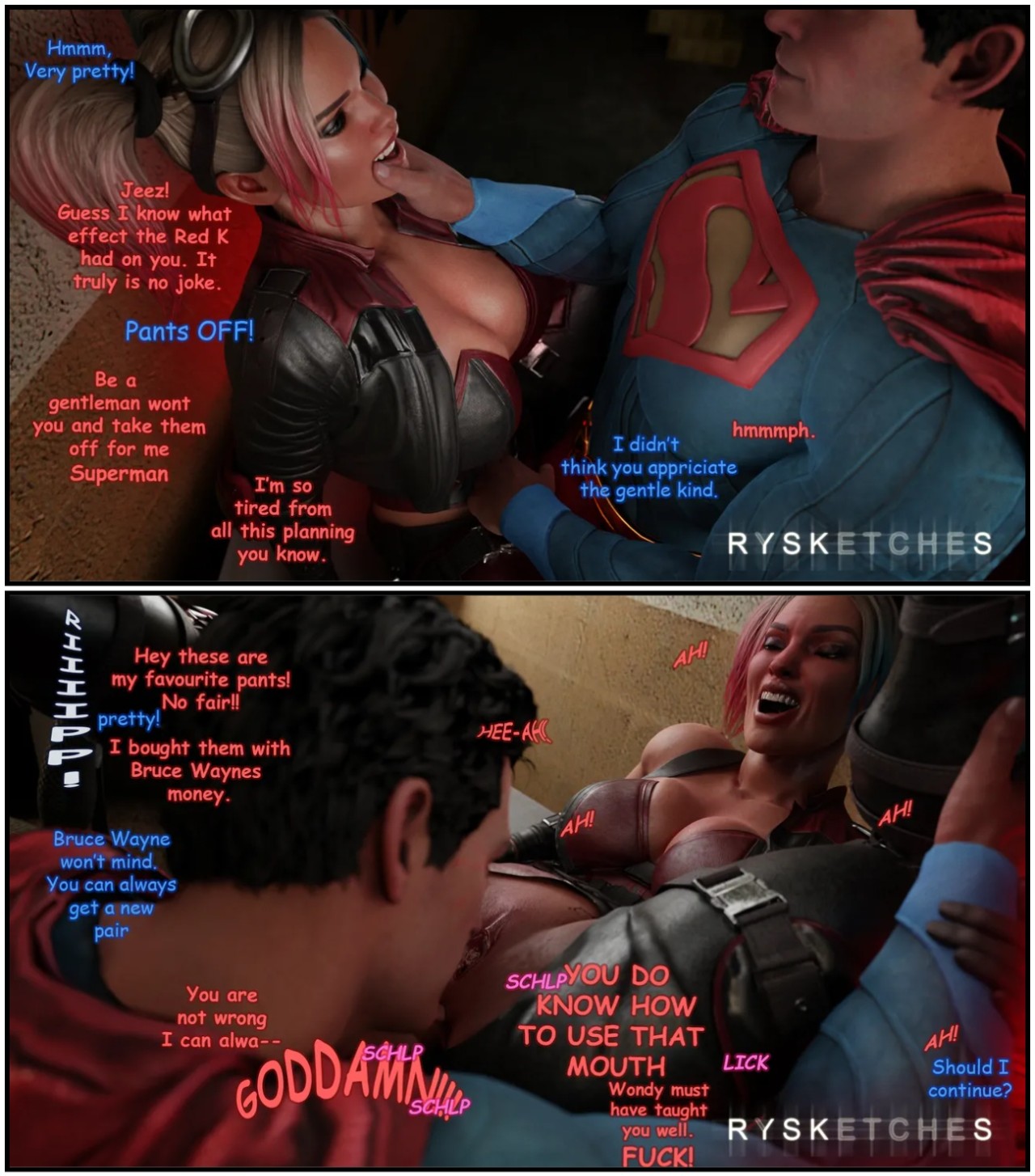 Harley x Clark: Red Kryptonite Porn Comics english 03
