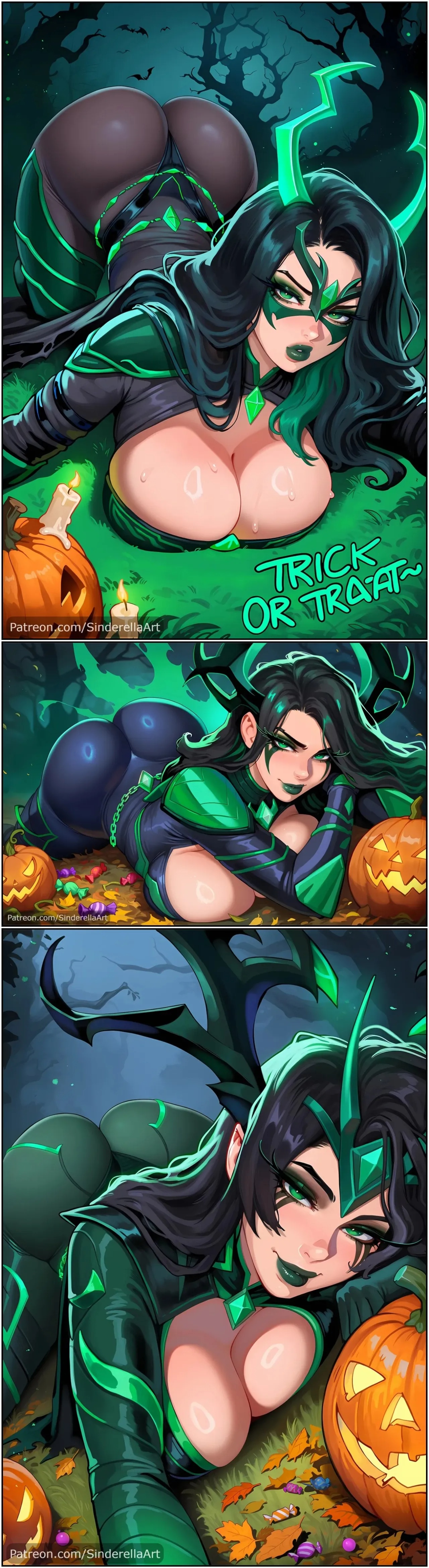 Hela: Trick or Treat Porn Comics english 02