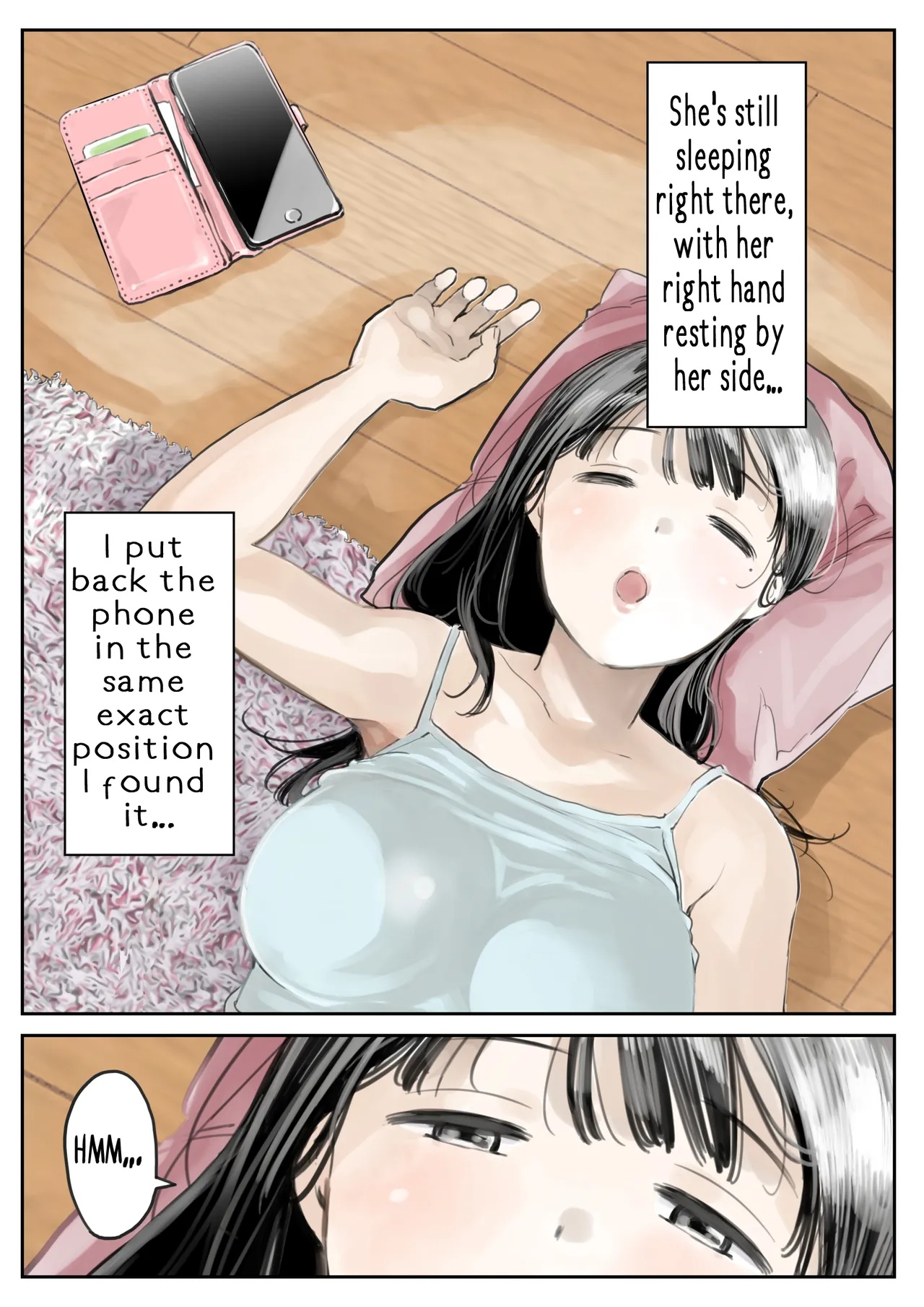 I Just Snooped through Her Smartphone Part 2 Porn Comics english 03