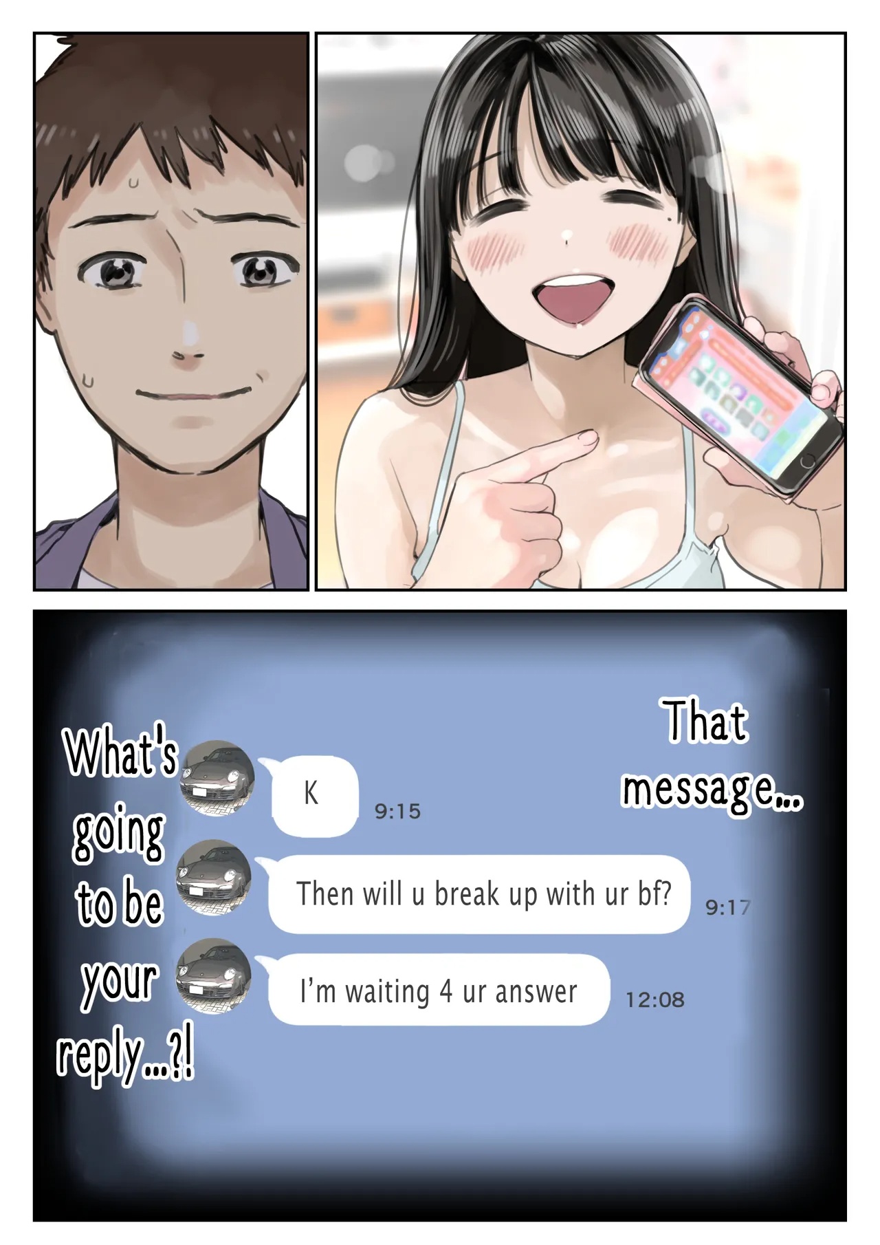 I Just Snooped through Her Smartphone Part 2 Porn Comics english 06