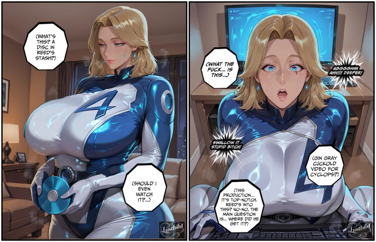 Invisible Woman (Story) Porn Comics english 02