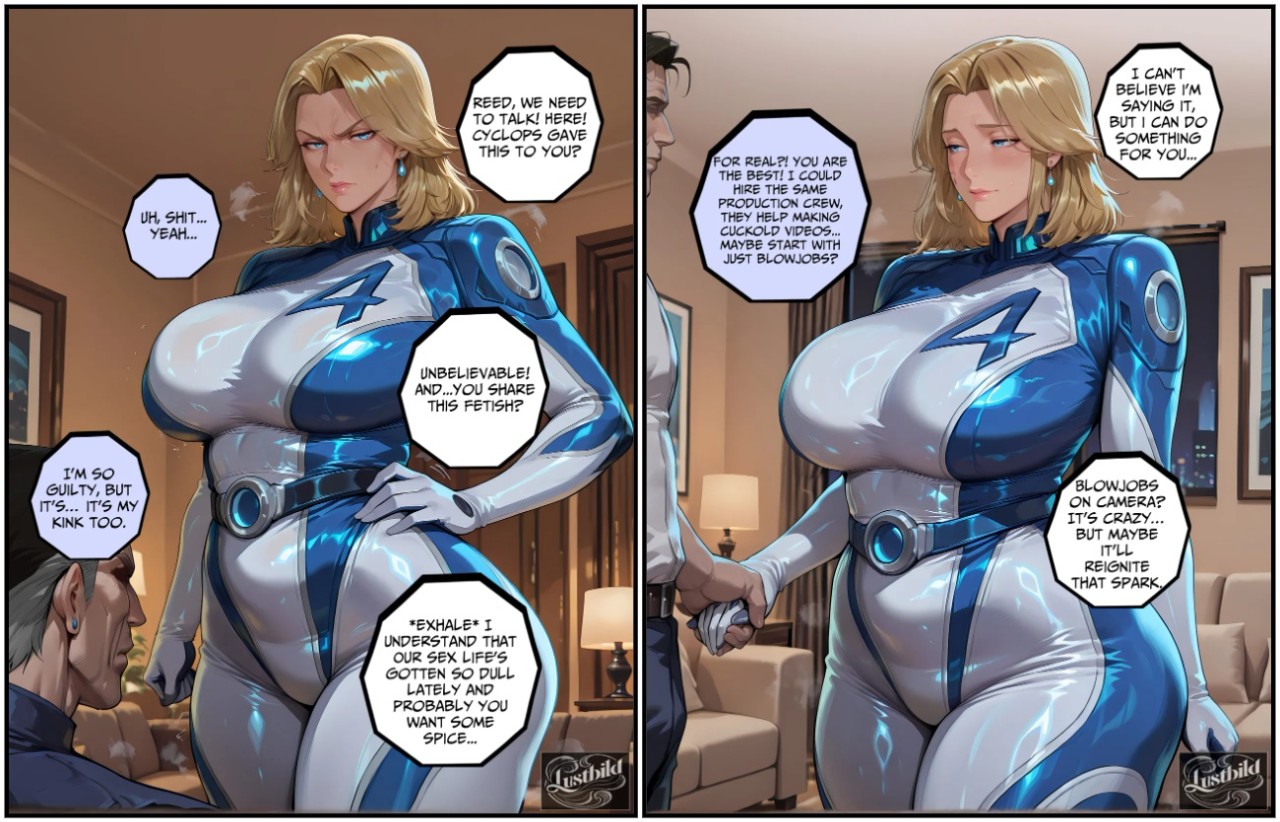 Invisible Woman (Story) Porn Comics english 03