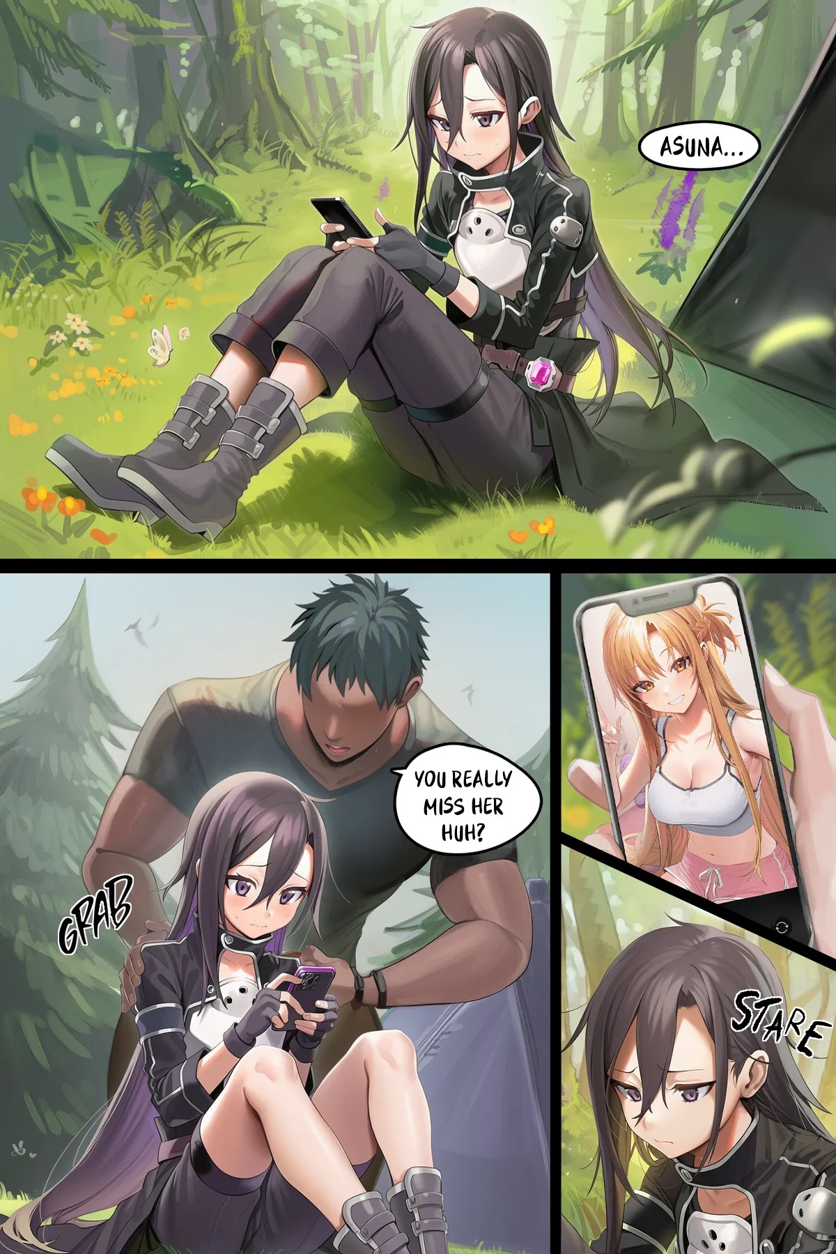 Just Forget About Asuna, Kirito Porn Comics english 02