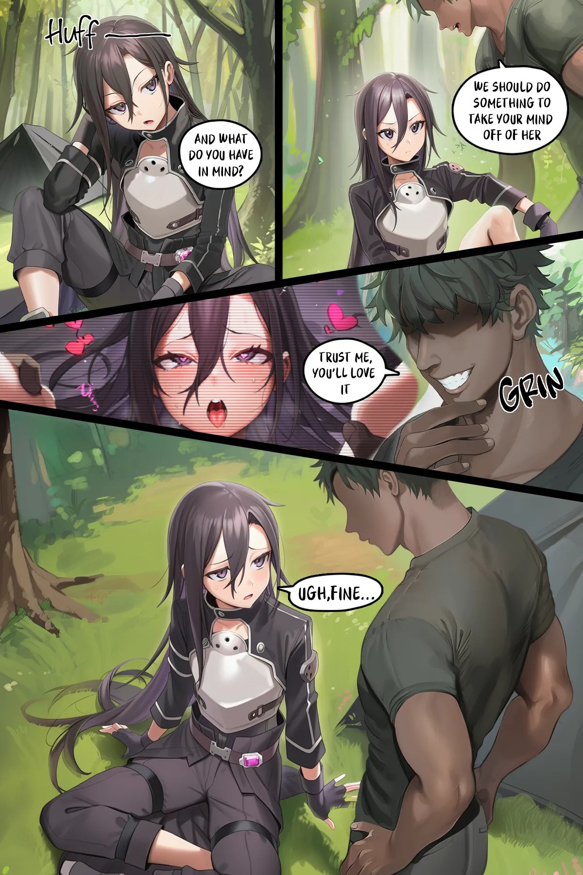 Just Forget About Asuna, Kirito Porn Comics english 03