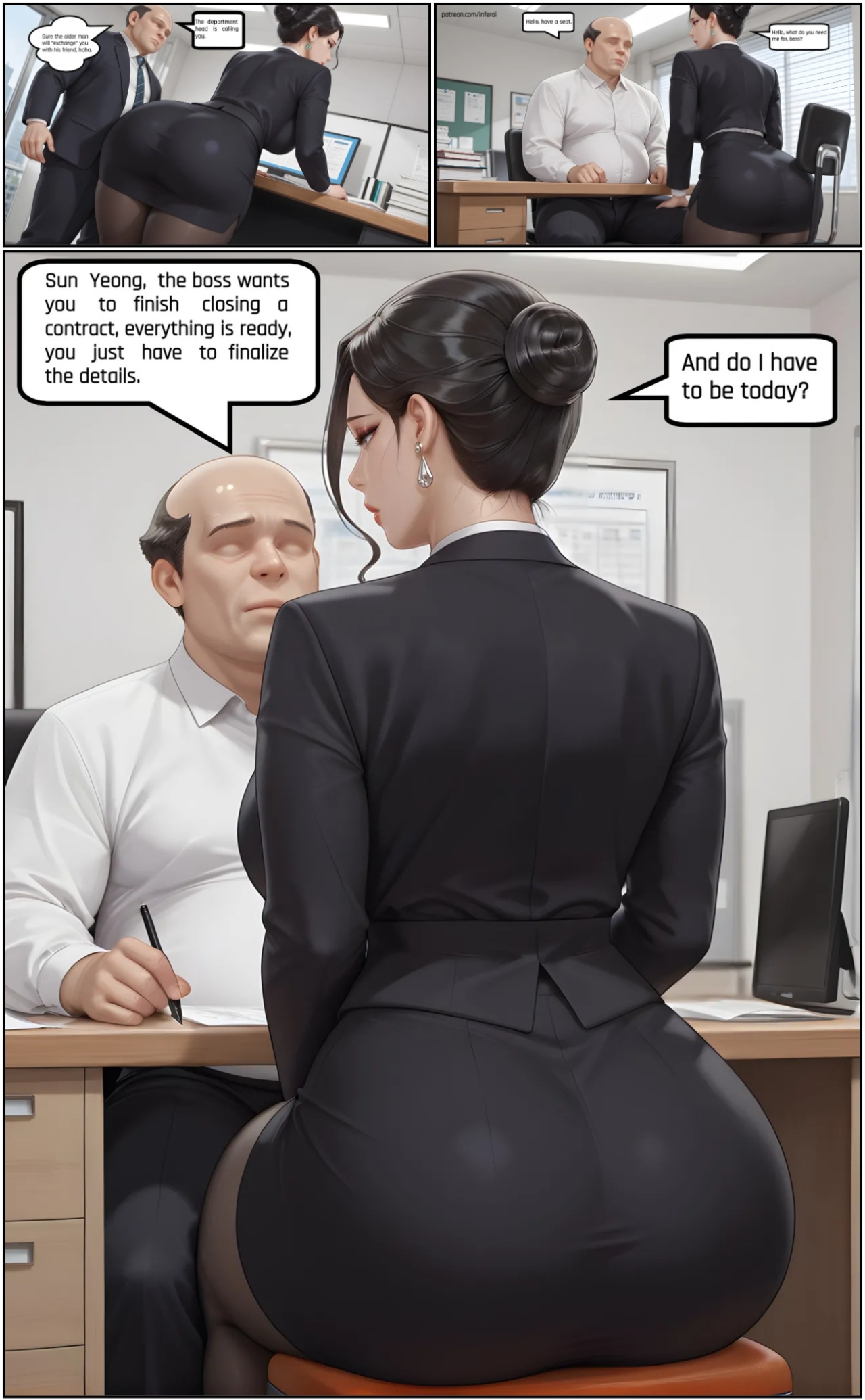 Landlord's Daughter By InferAI Porn Comics english 05