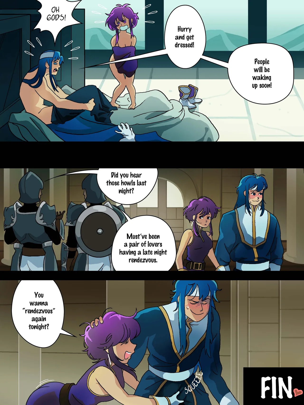 Larcei's Intimate Duel Porn Comics english 56