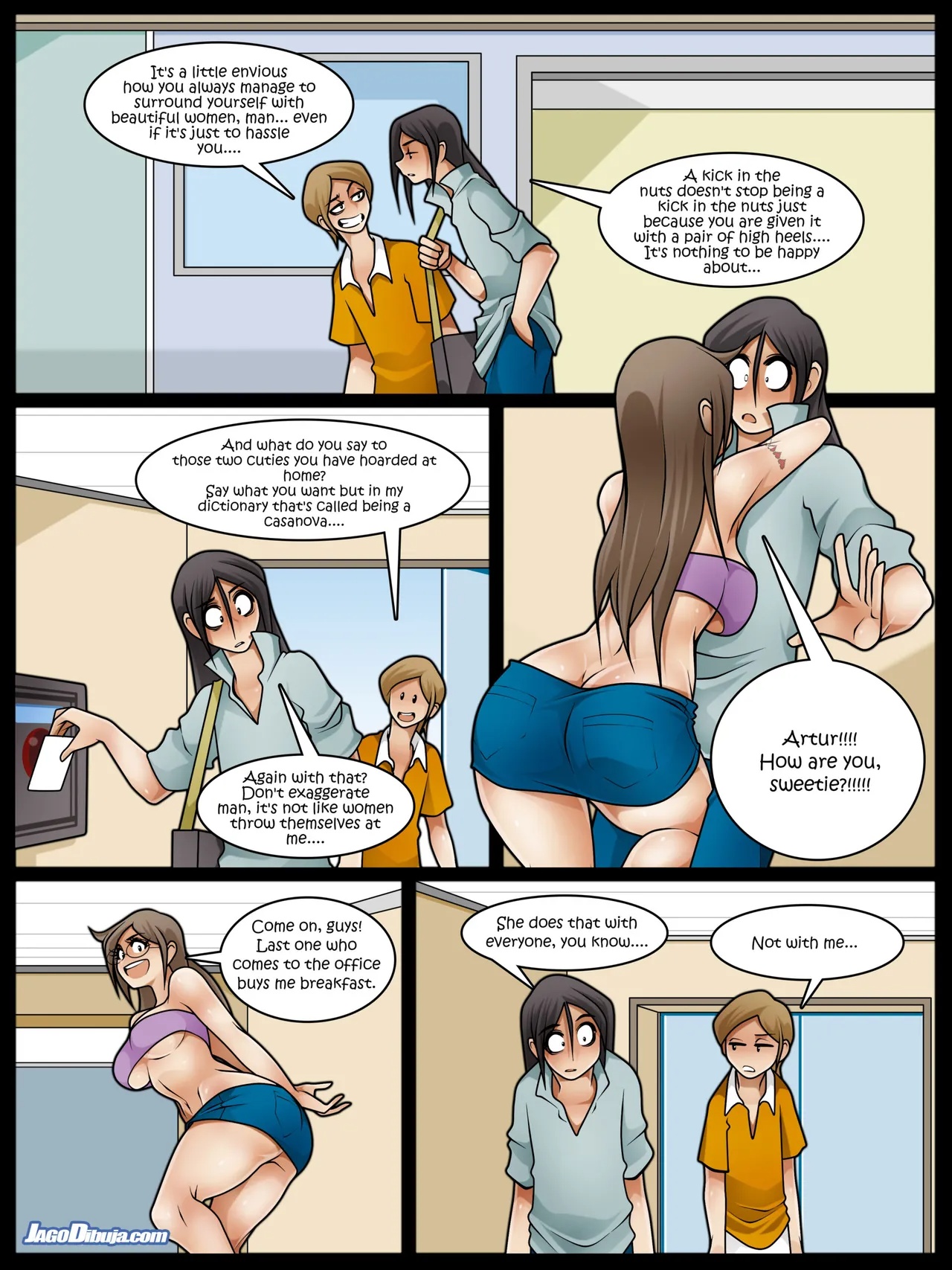 Living With HipsterGirl And GamerGirl Web-Comic Porn Comics english 09