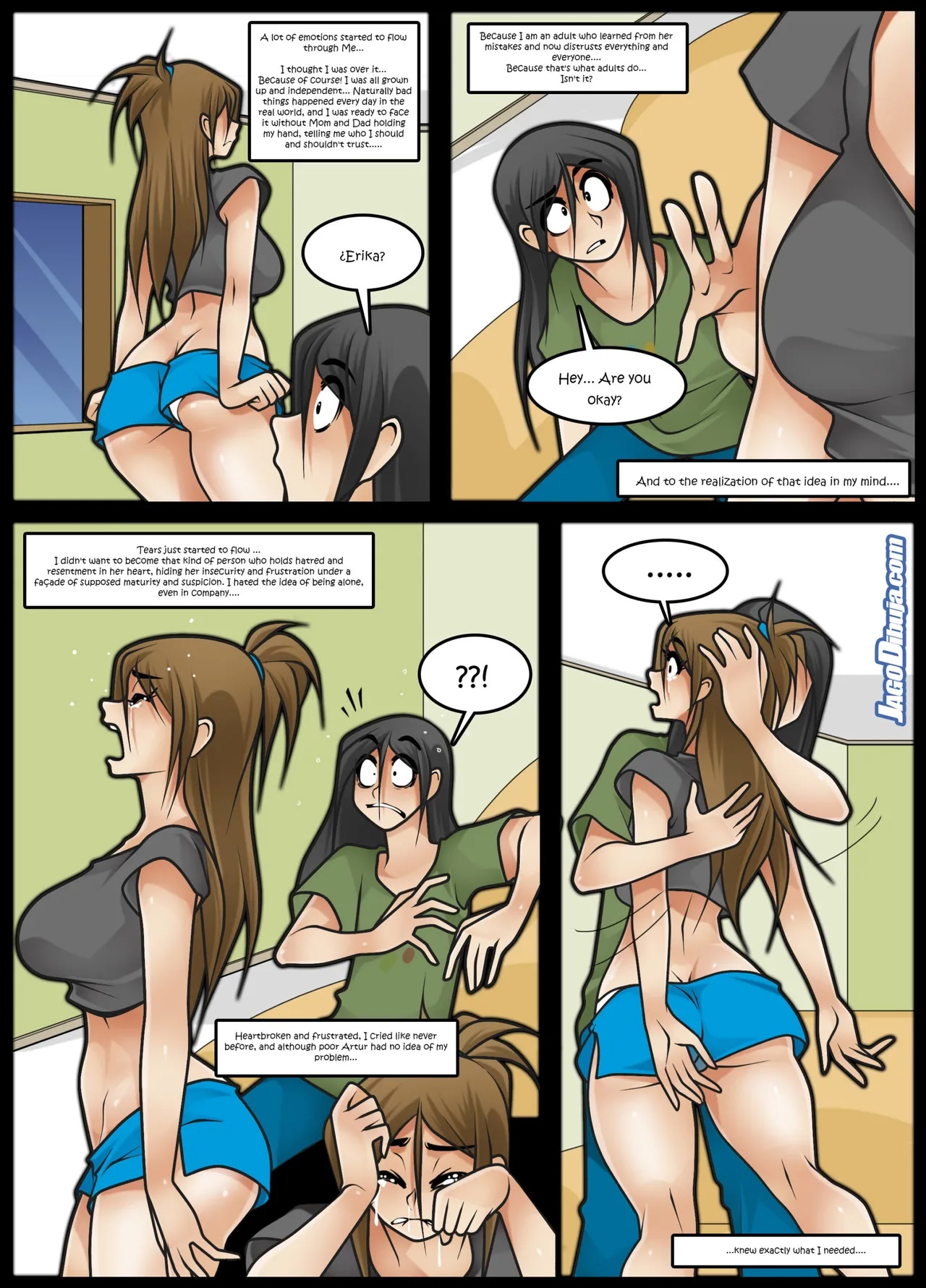 Living With HipsterGirl And GamerGirl Web-Comic Porn Comics english 42