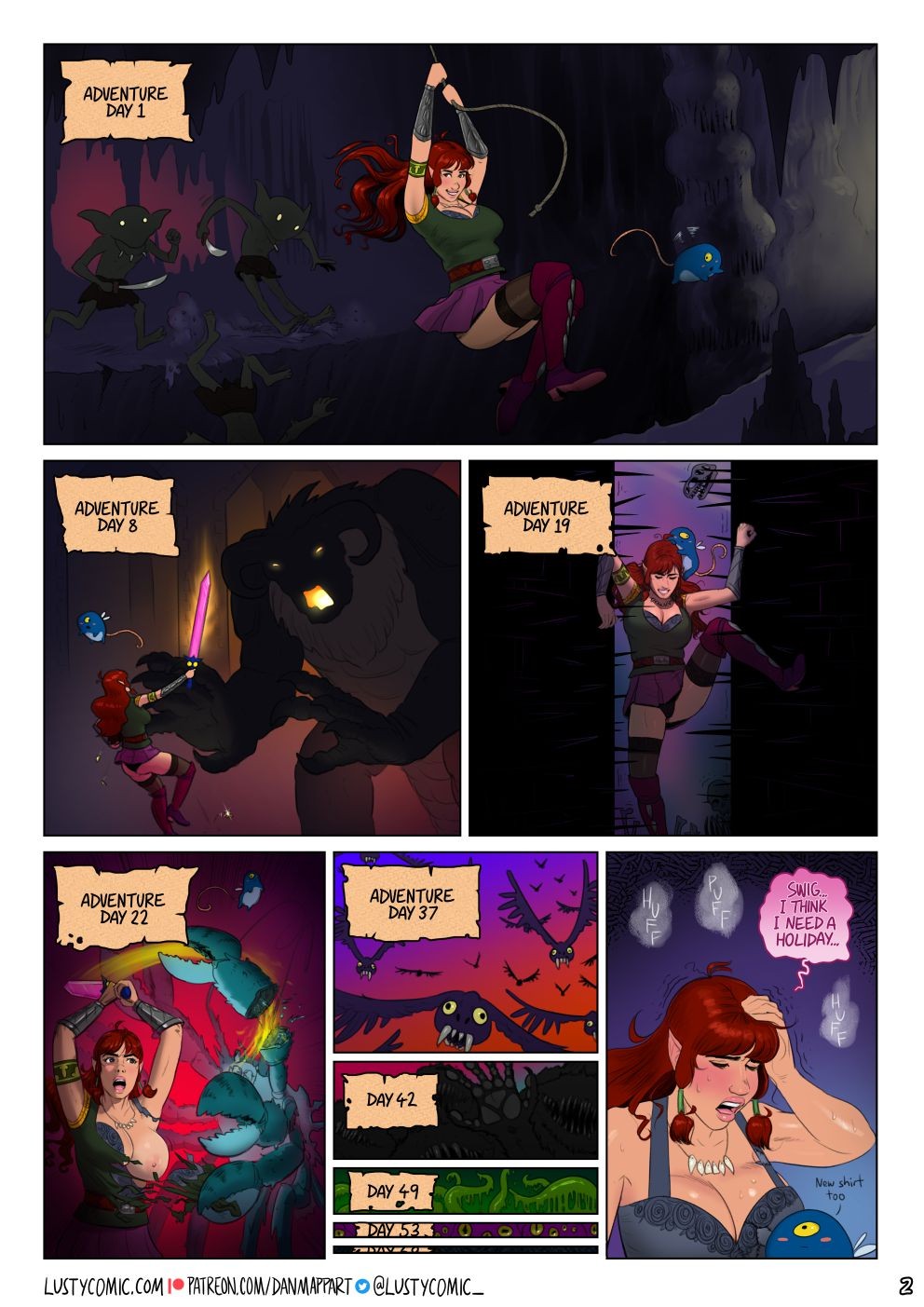 Lusty In Fantastic Breasts Part 4: Lusty And The Mermaid Porn Comics english 02