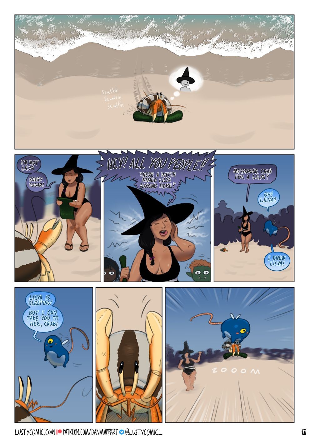 Lusty In Fantastic Breasts Part 4: Lusty And The Mermaid Porn Comics english 11