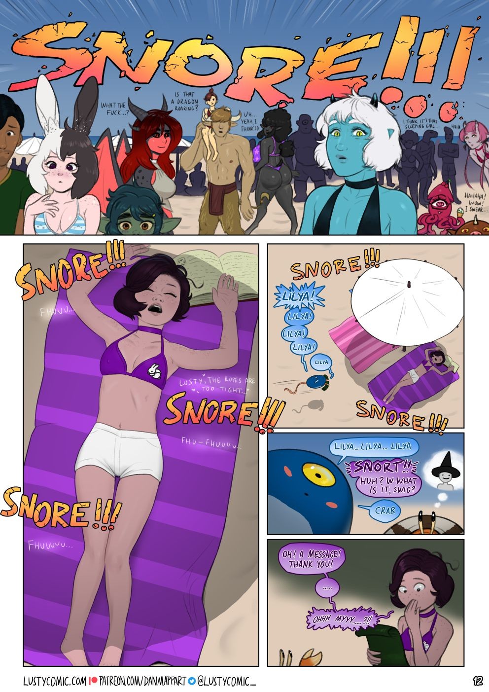 Lusty In Fantastic Breasts Part 4: Lusty And The Mermaid Porn Comics english 12
