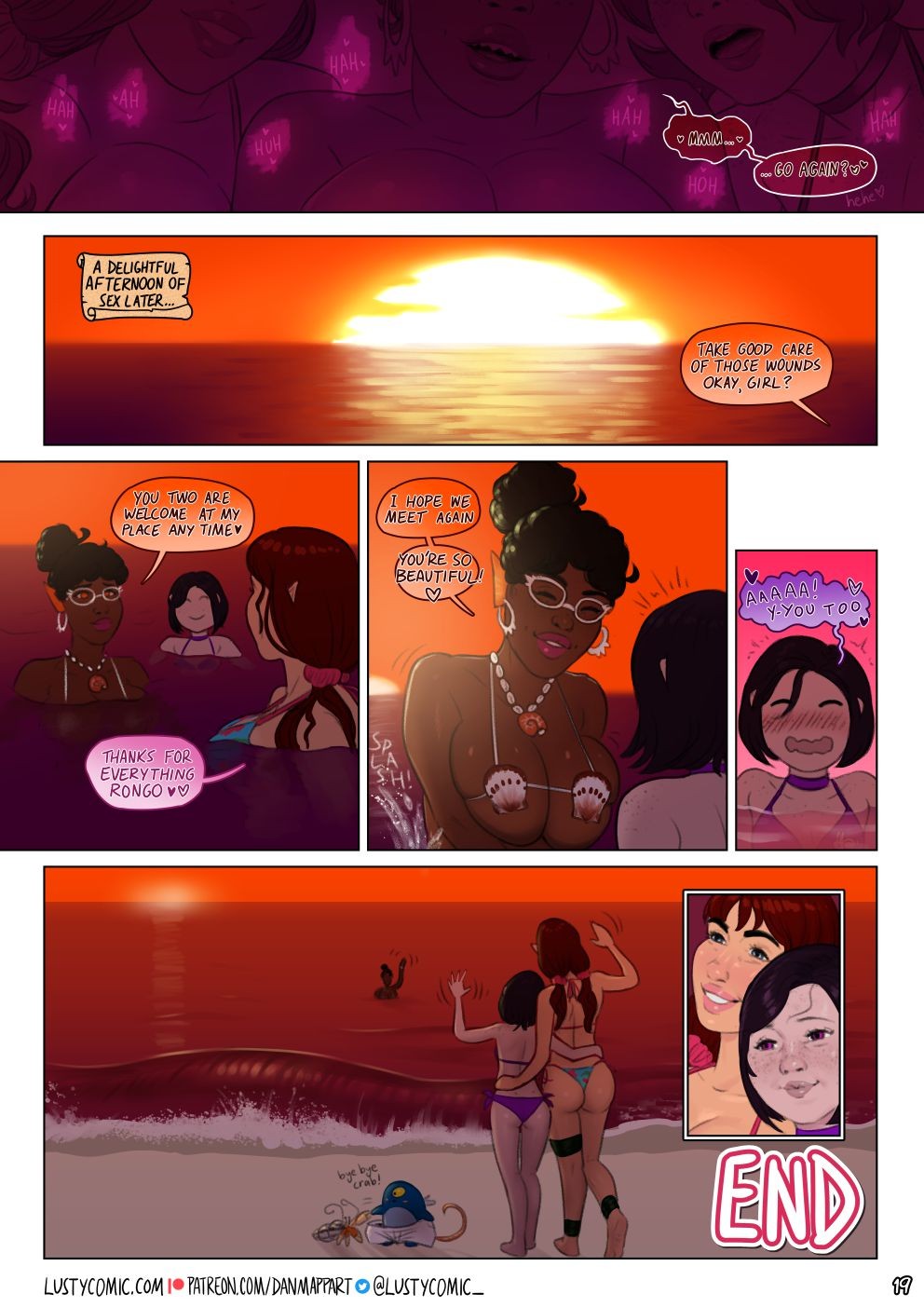 Lusty In Fantastic Breasts Part 4: Lusty And The Mermaid Porn Comics english 19