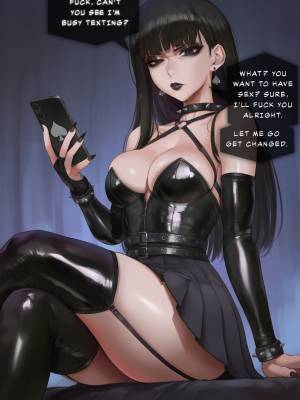 Mean Goth Girl Porn Comics english 09