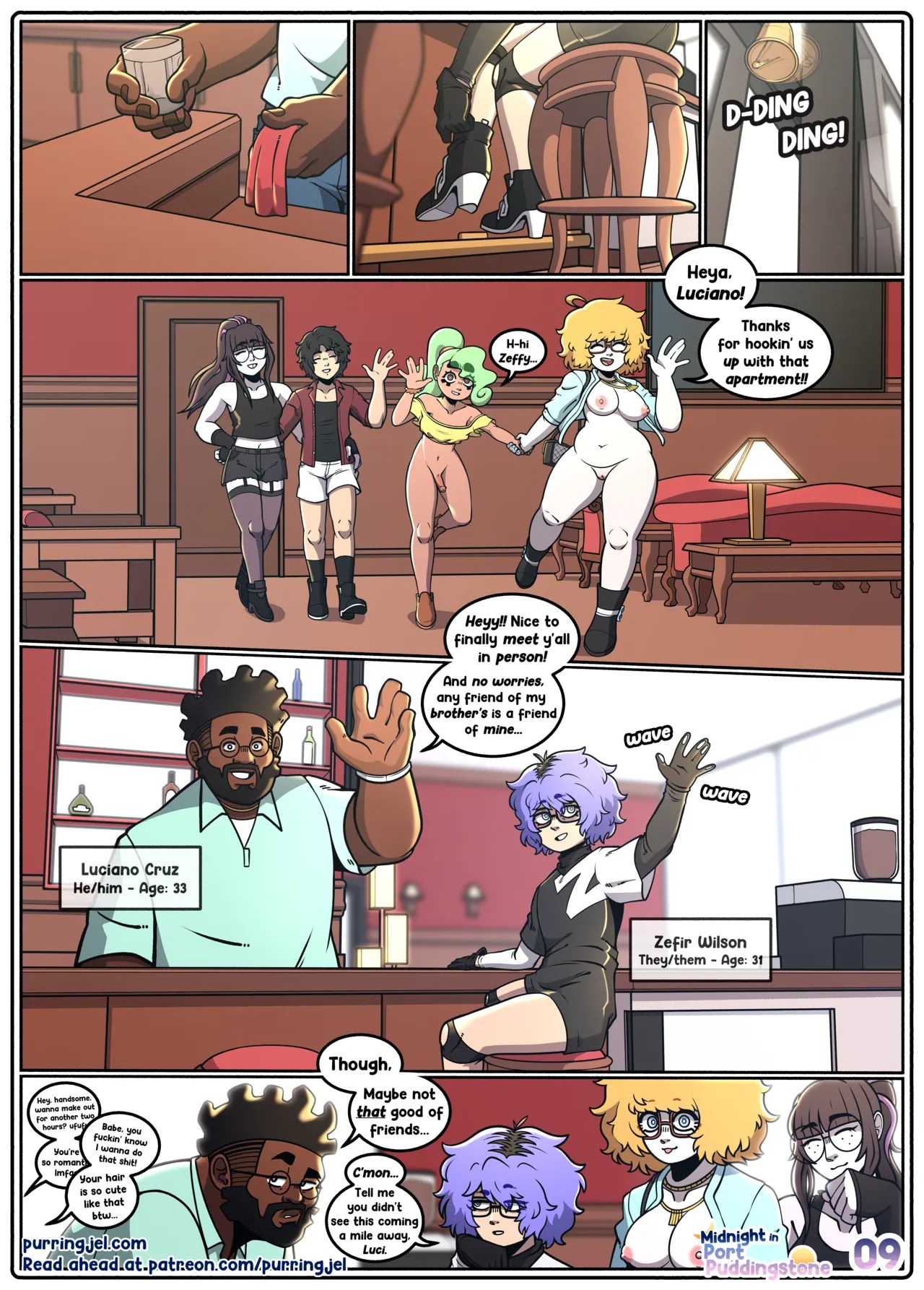 Midnight In Port Puddingstone Porn Comics english 09