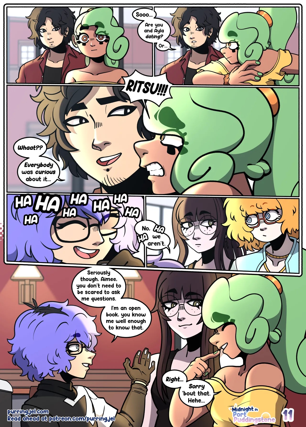 Midnight In Port Puddingstone Porn Comics english 11