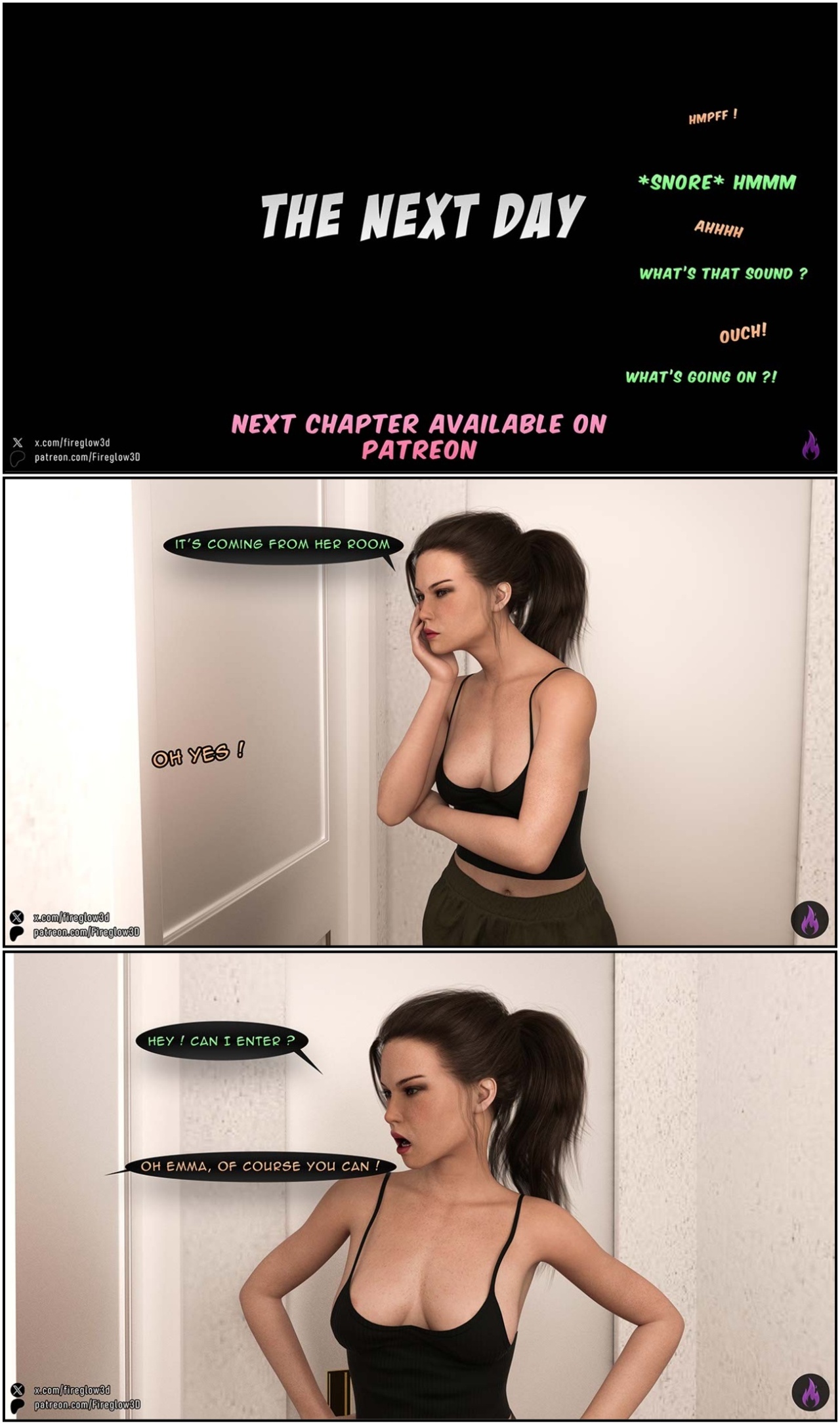 My Neighbor Didn't Know I'm a Futa Part 2 Porn Comics english 15