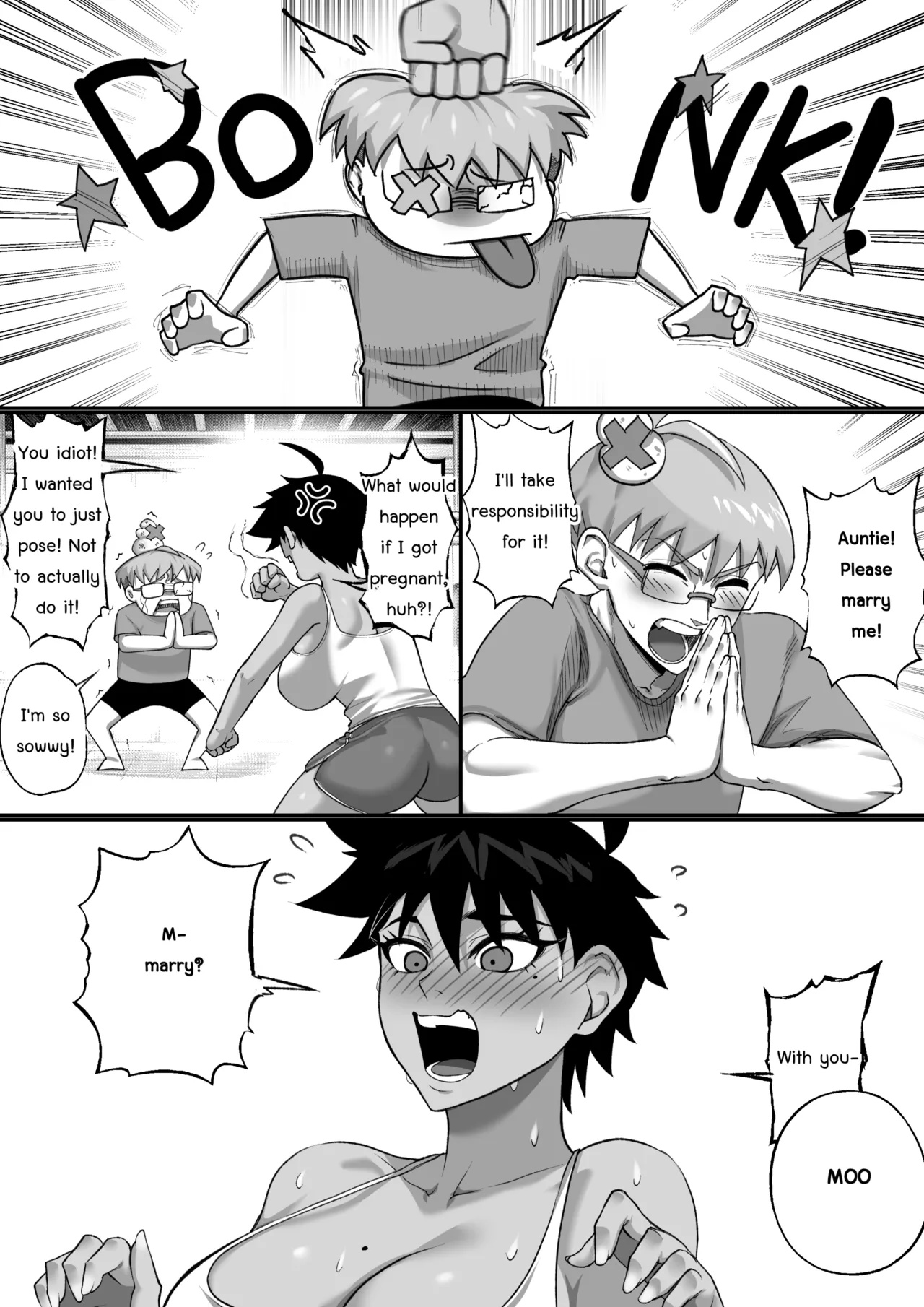 Napha: Tomboy Aunt Porn Comics english 25