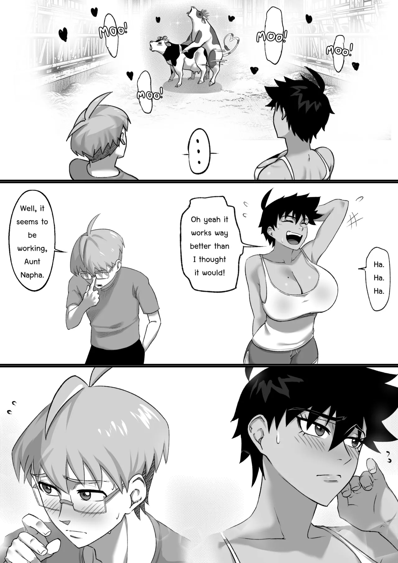 Napha: Tomboy Aunt Porn Comics english 26