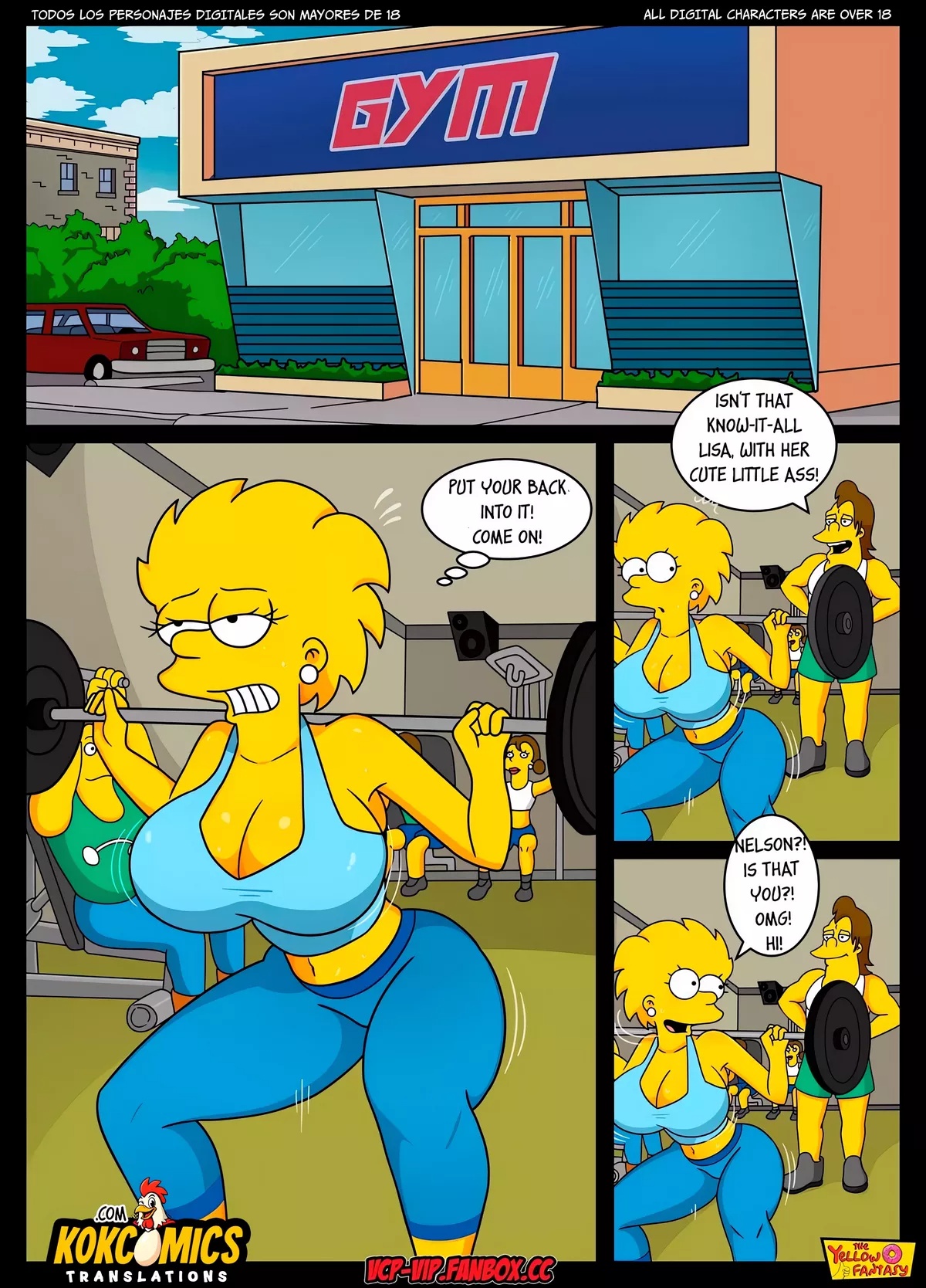 Nelson: The Gym Trainer Porn Comics english 02