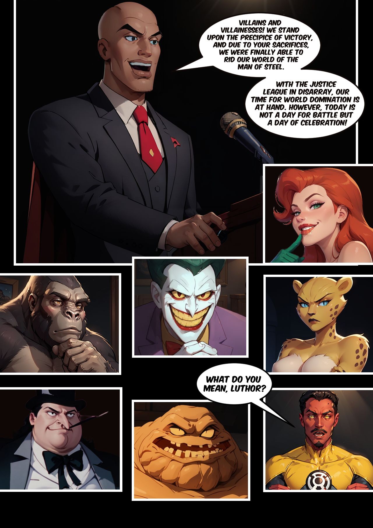 One For All And All For Doom Of Wonder Woman Porn Comics english 02