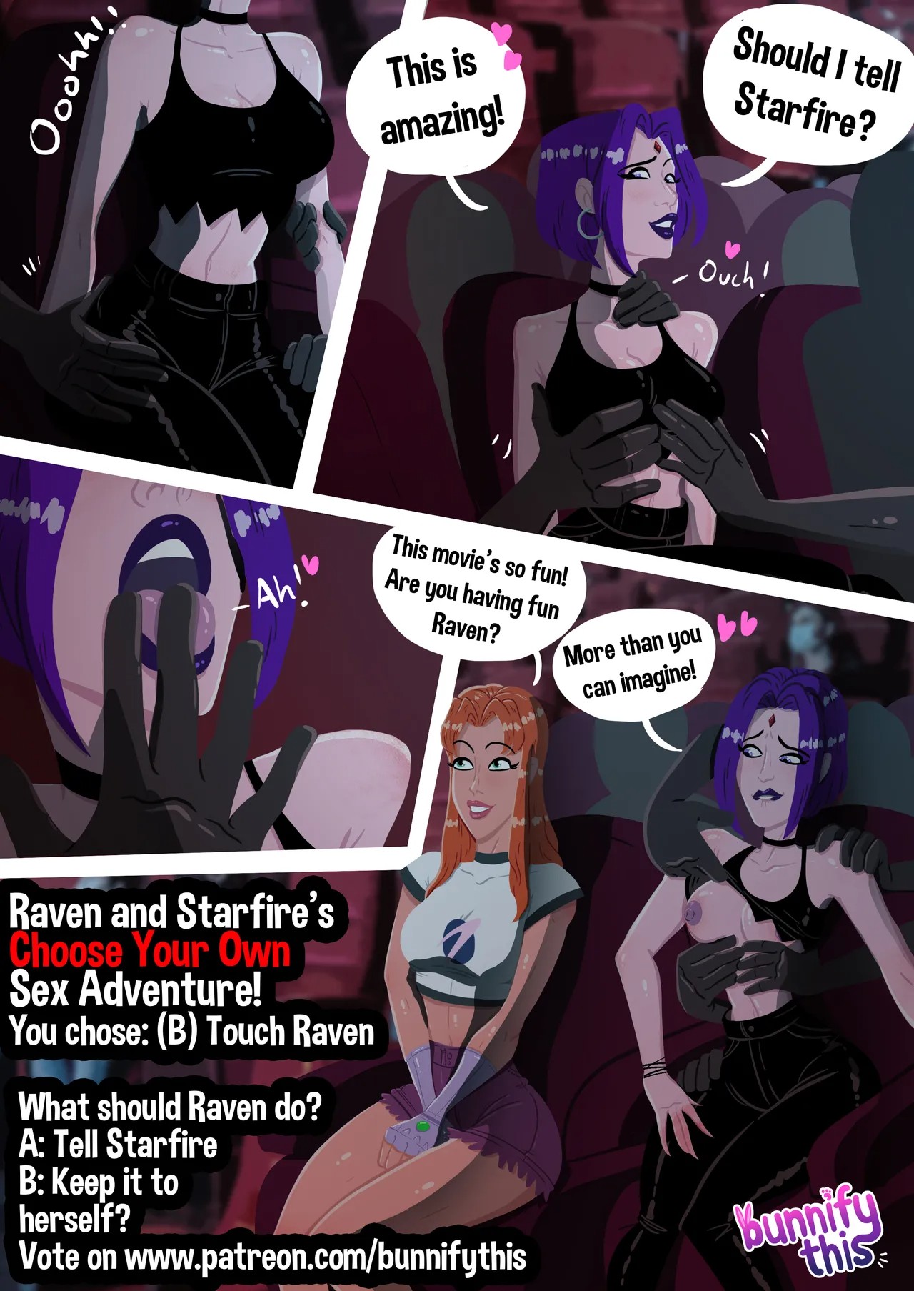 Raven And Starfire's Choose Your Own Porn Comics english 03