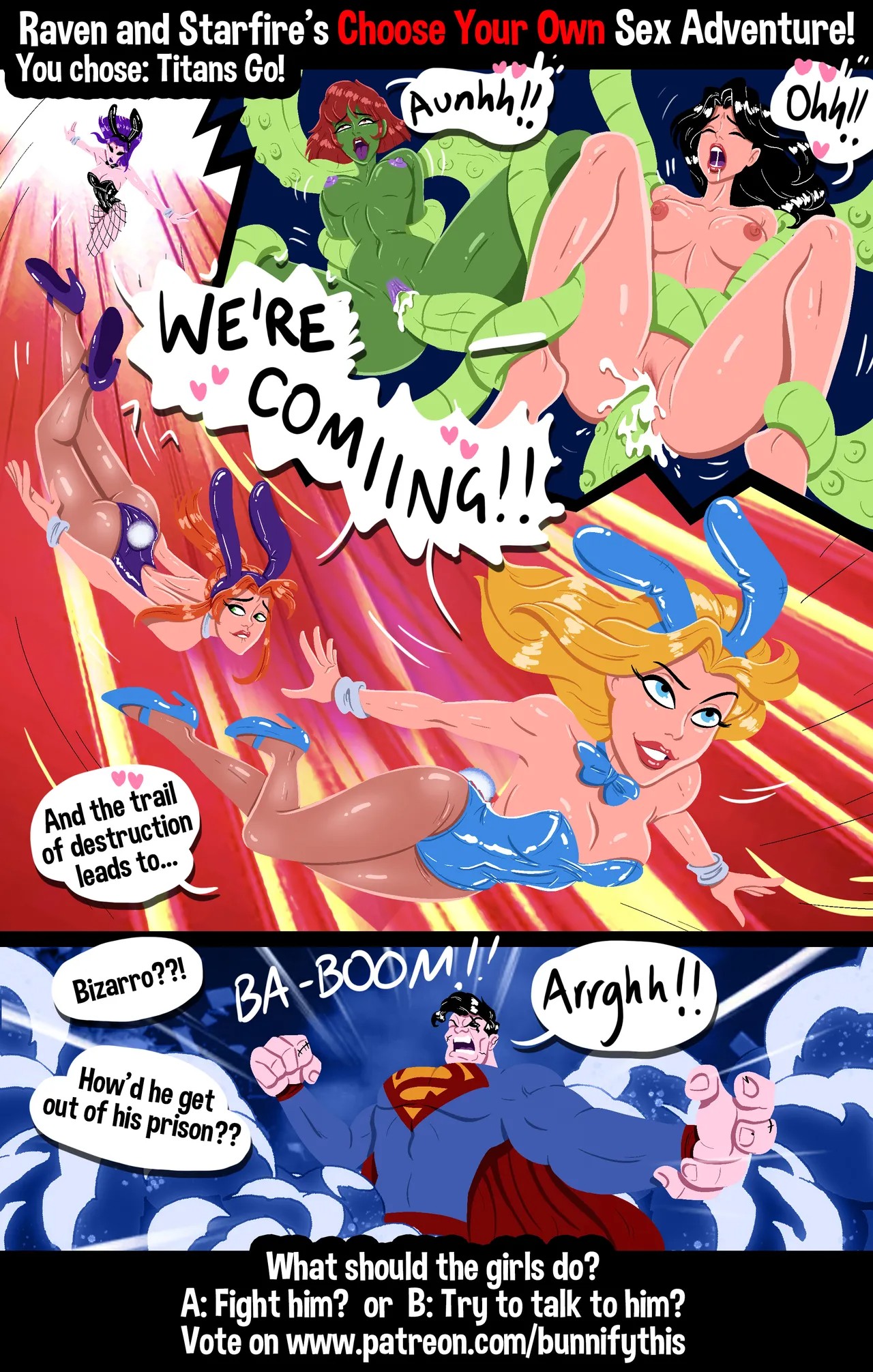 Raven And Starfire's Choose Your Own Porn Comics english 24
