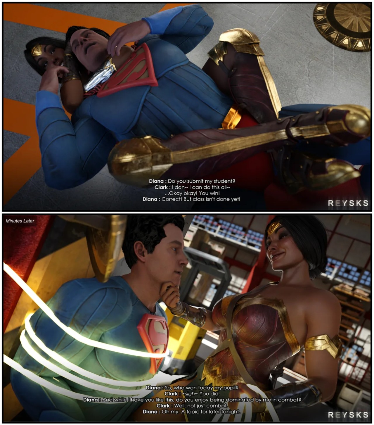 Red, Blue And Diana Porn Comics english 04