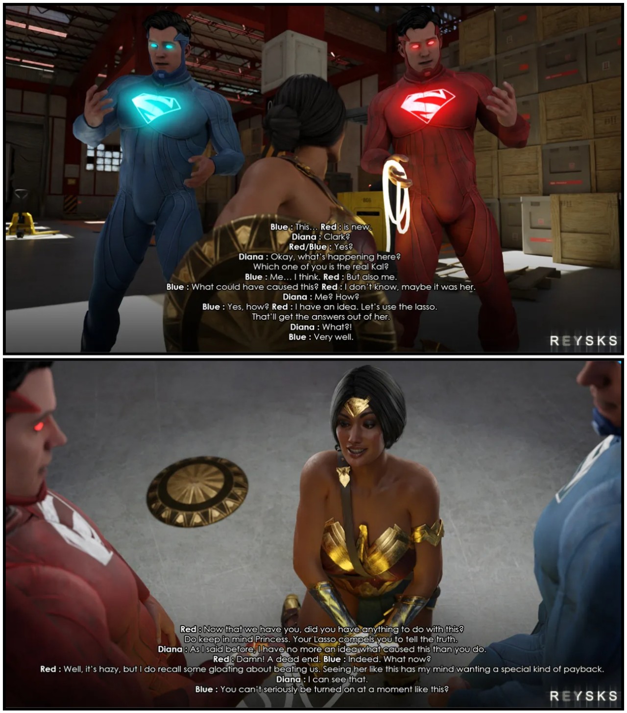 Red, Blue And Diana Porn Comics english 07
