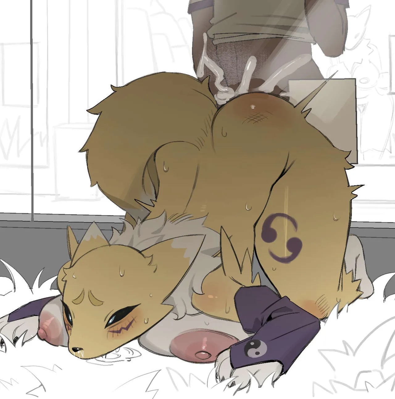 Renamon At The Zoo Porn Comics english 10
