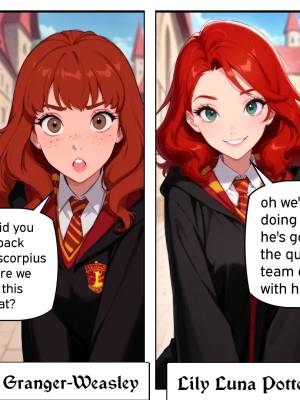 Rose Granger-Weasley And Lily Luna Potter Get Gangbanged