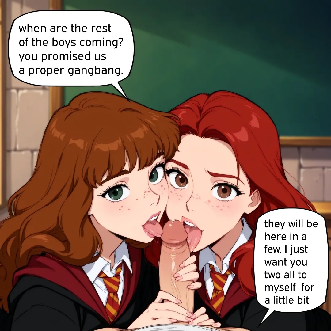 Rose Granger-Weasley And Lily Luna Potter Get Gangbanged Porn Comics english 02