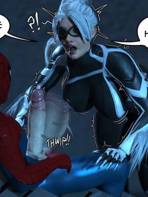 Spider-Man vs Black Cat Porn Comics english 02