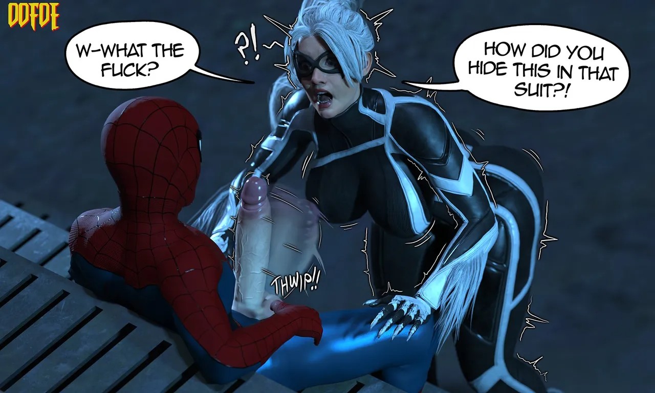 Spider-Man vs Black Cat Porn Comics english 02