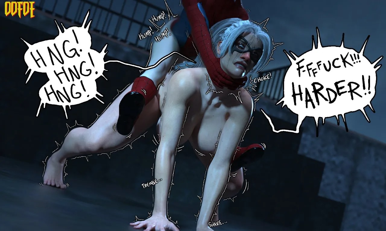 Spider-Man vs Black Cat Porn Comics english 03
