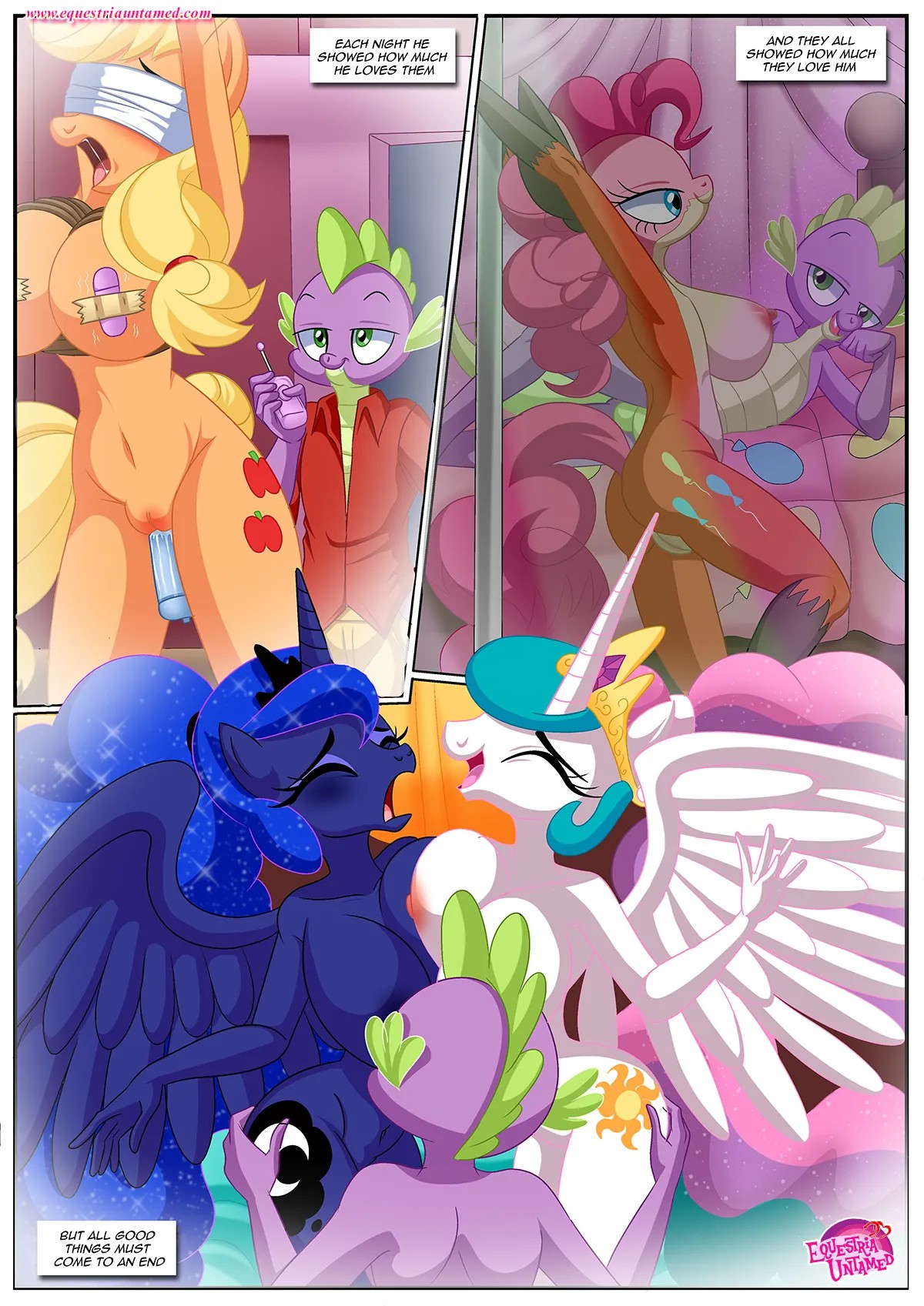 Spike's Ultimate Fantasies Or The Dragon King's Harem Porn Comics english 04