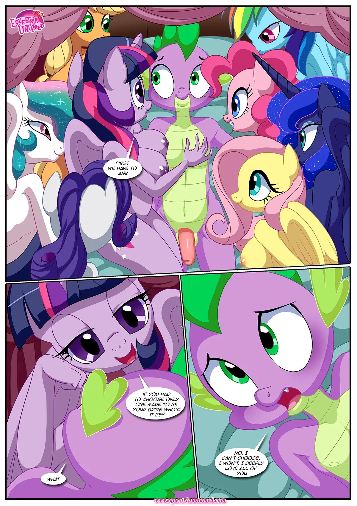 Spike's Ultimate Fantasies Or The Dragon King's Harem Porn Comics english 88
