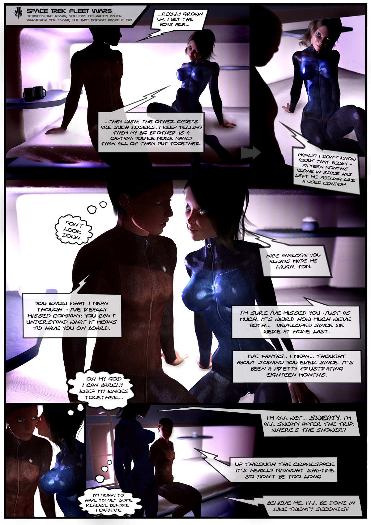 STFW PArt 1: Space Trek Fleet Wars Porn Comics english 04