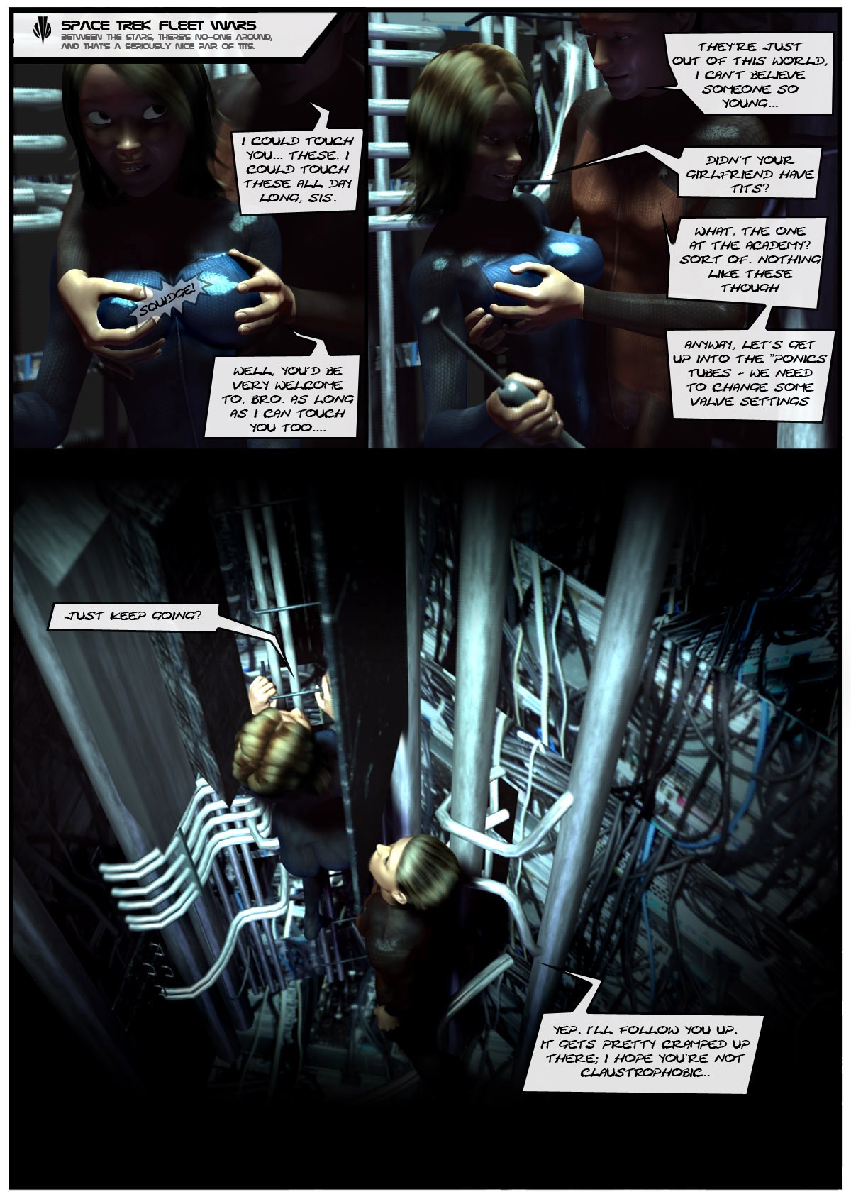 STFW PArt 1: Space Trek Fleet Wars Porn Comics english 15