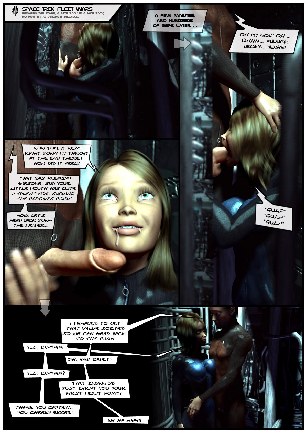 STFW PArt 1: Space Trek Fleet Wars Porn Comics english 19