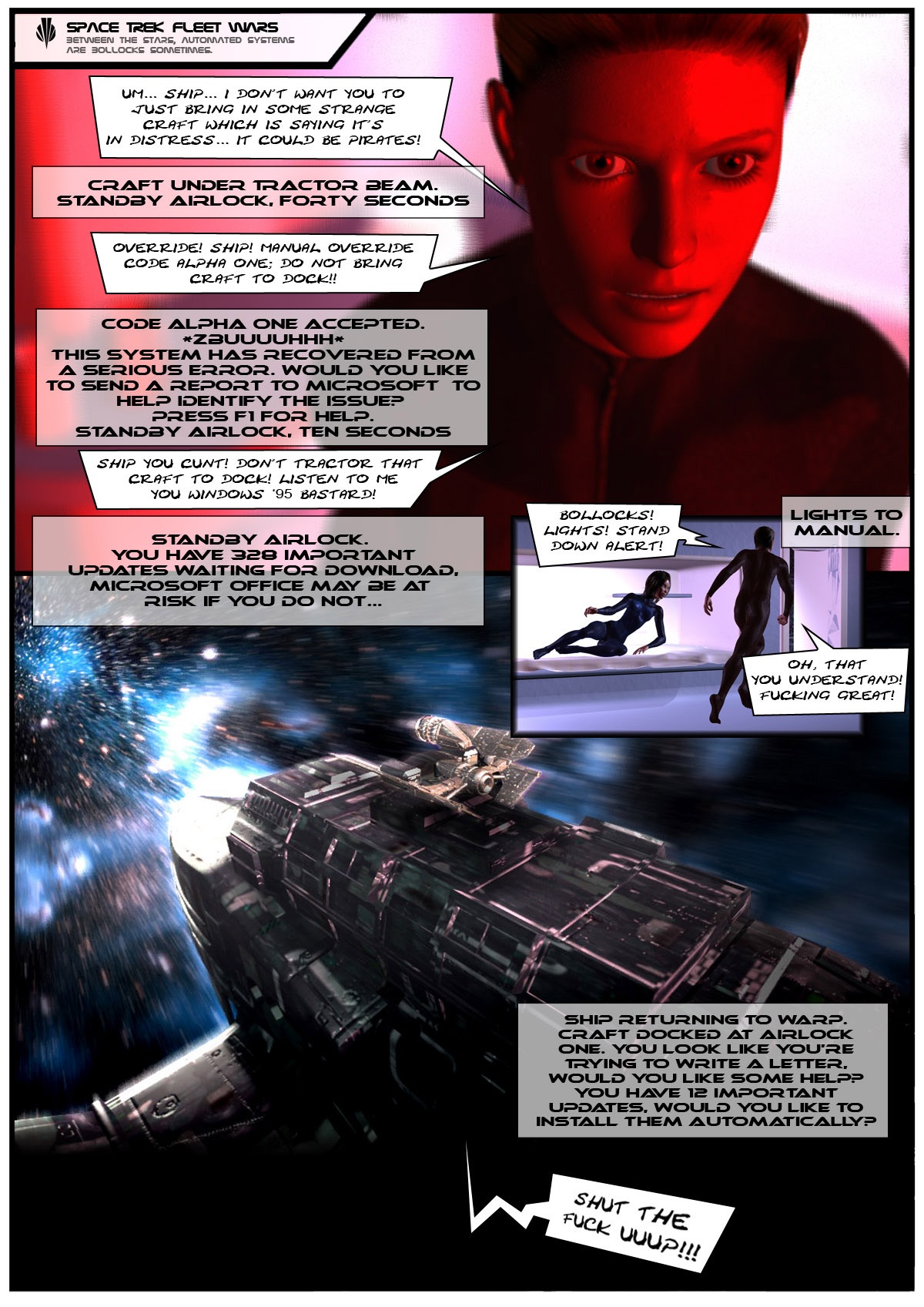 STFW PArt 1: Space Trek Fleet Wars Porn Comics english 29