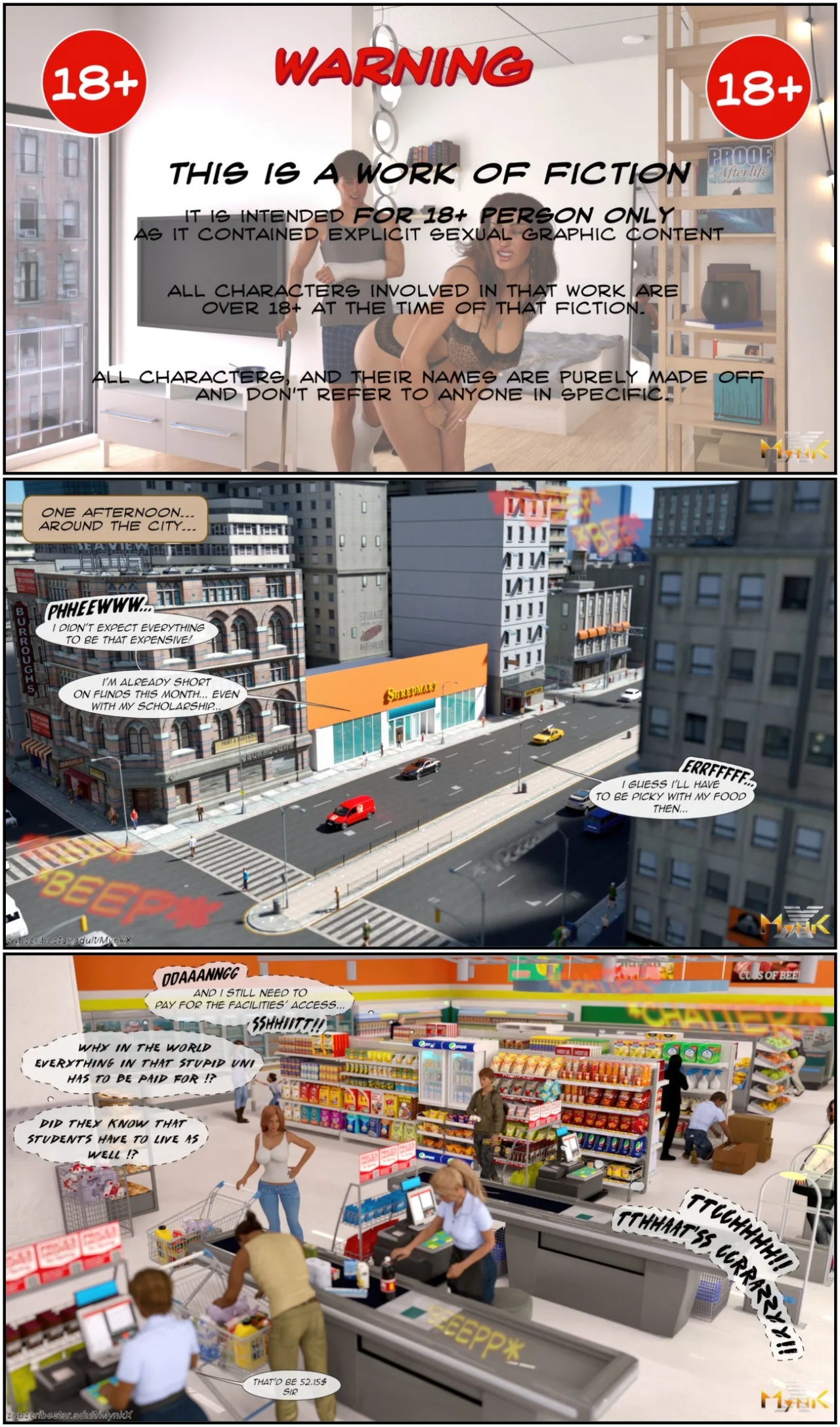 Stuck at Home By Mynkx Porn Comics english 02