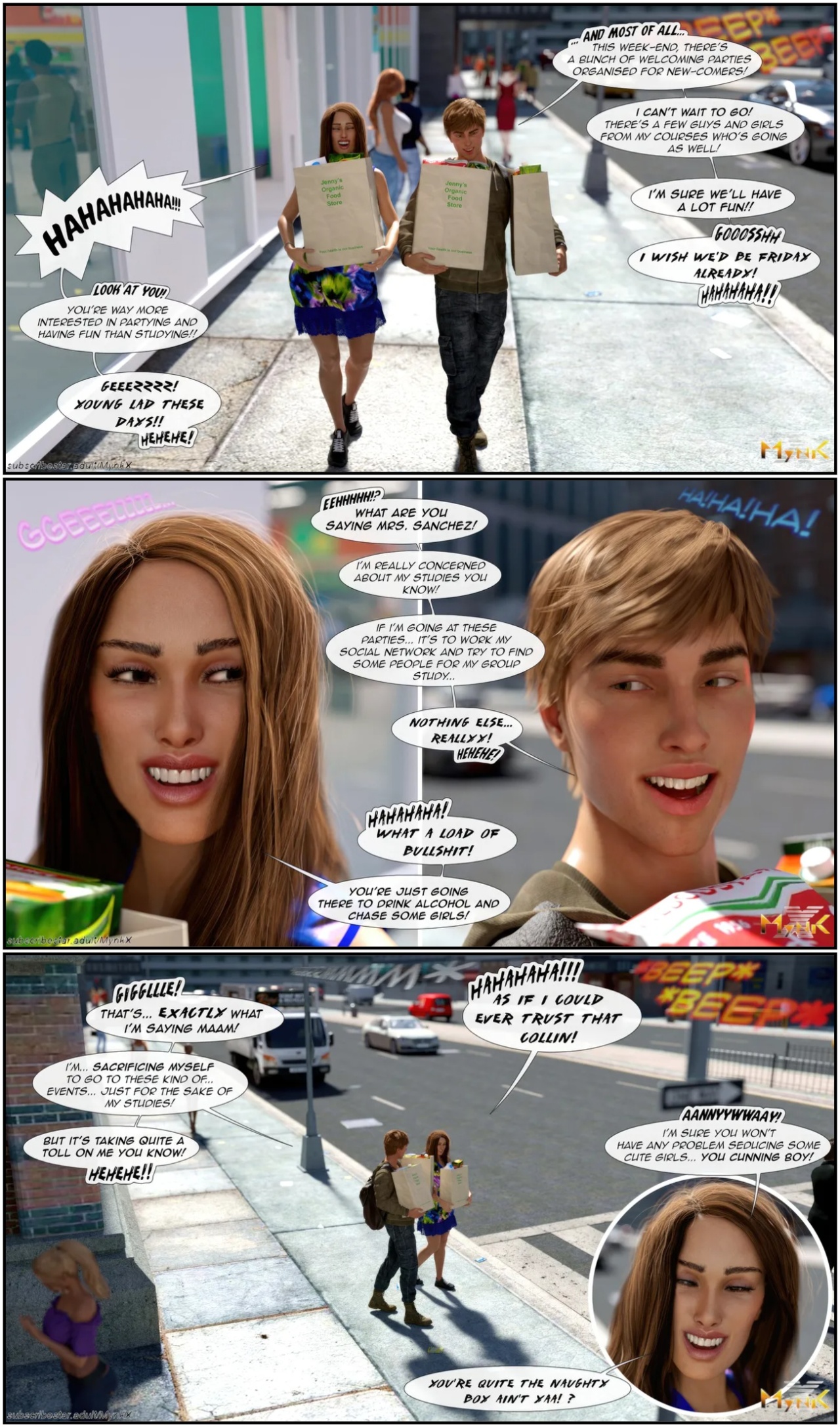 Stuck at Home By Mynkx Porn Comics english 07