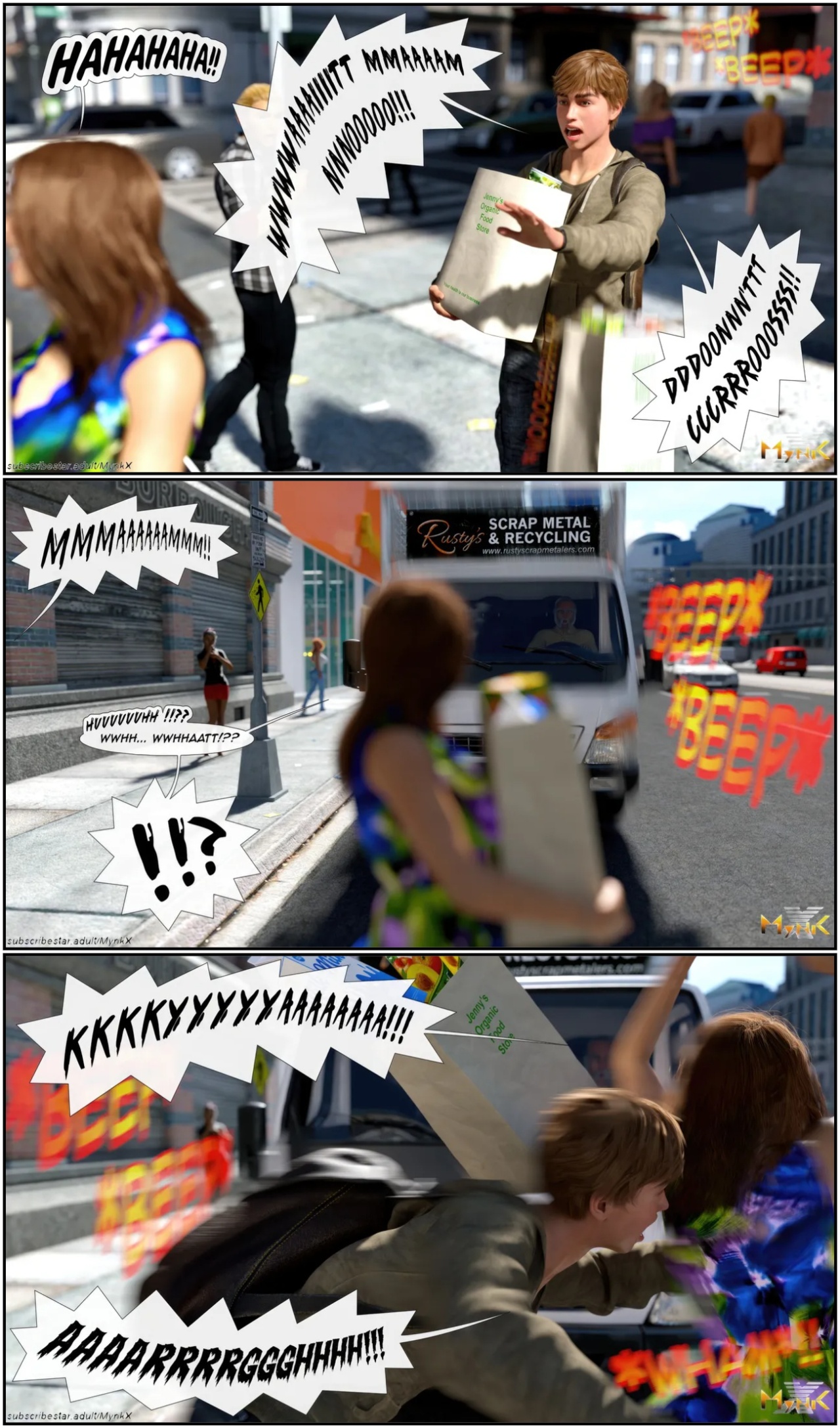 Stuck at Home By Mynkx Porn Comics english 09