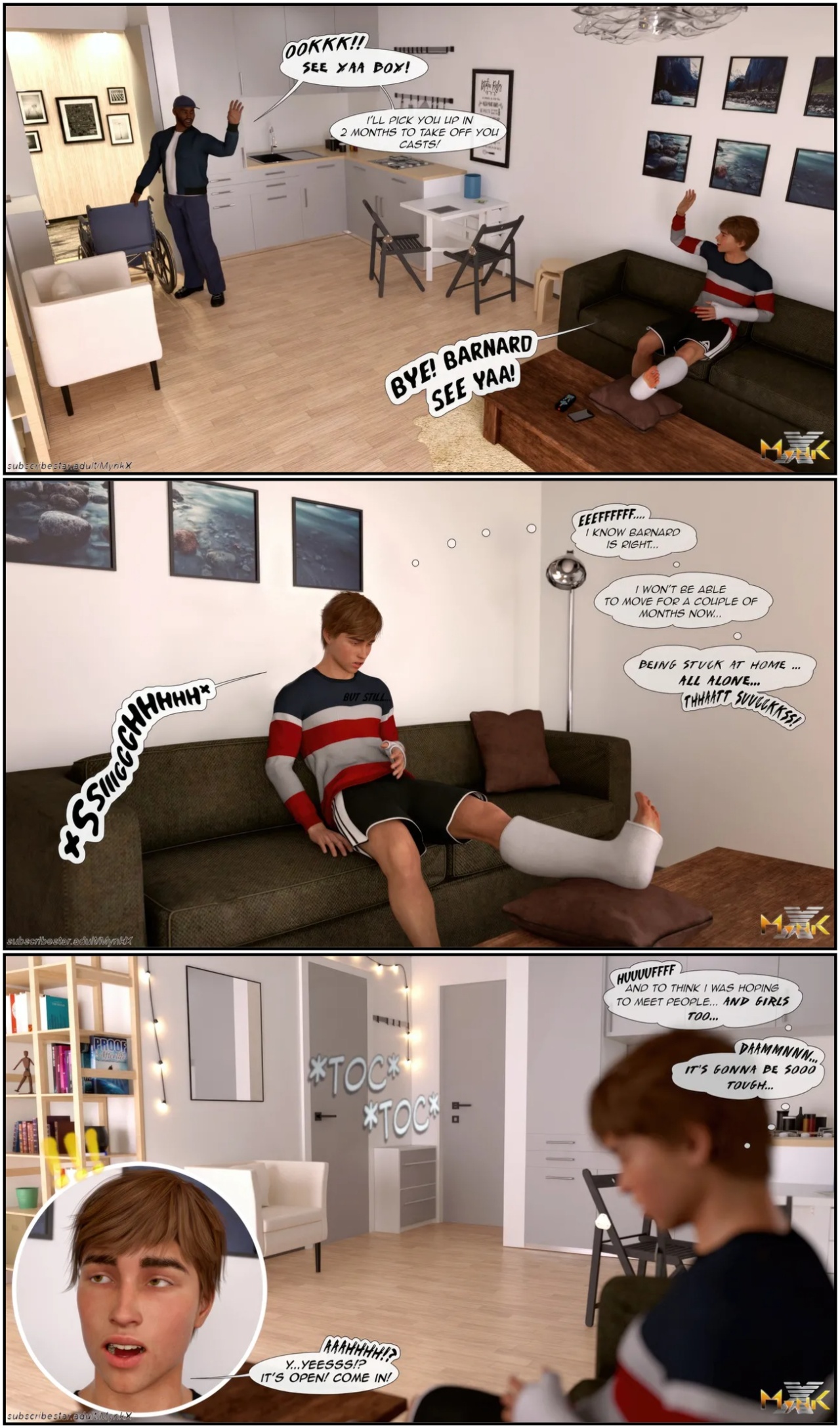 Stuck at Home By Mynkx Porn Comics english 12