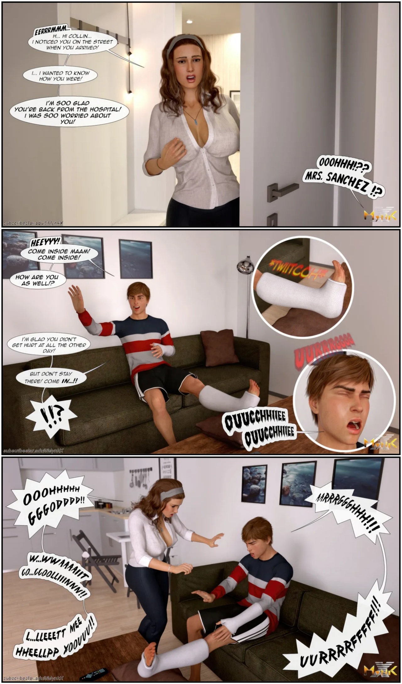 Stuck at Home By Mynkx Porn Comics english 13
